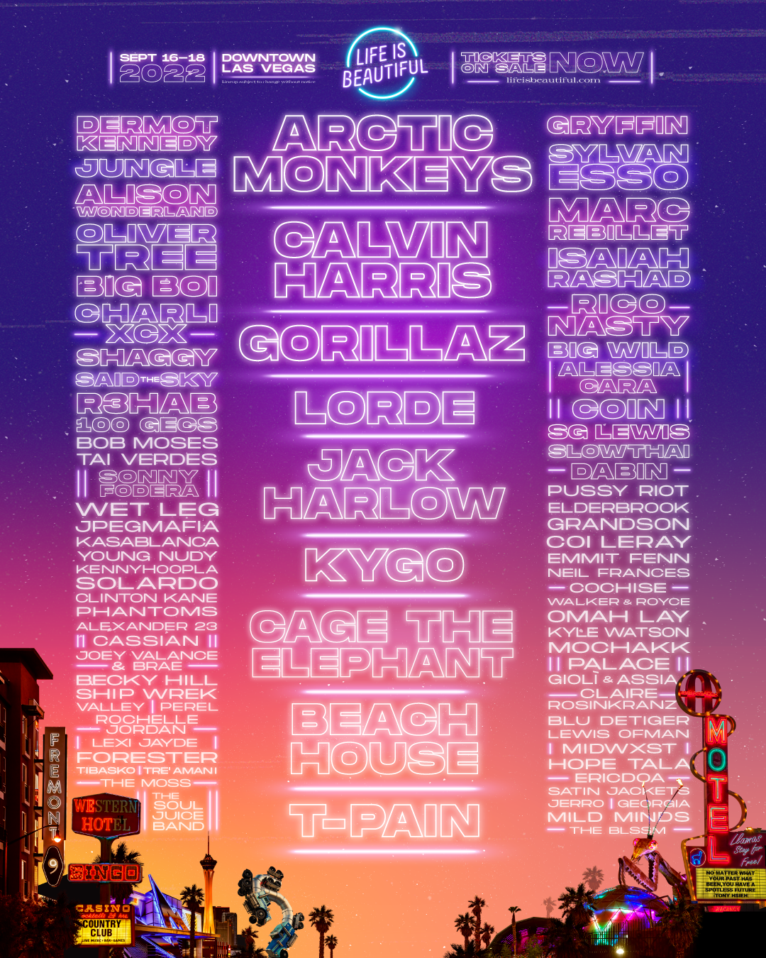 Lineup Announcement Poster