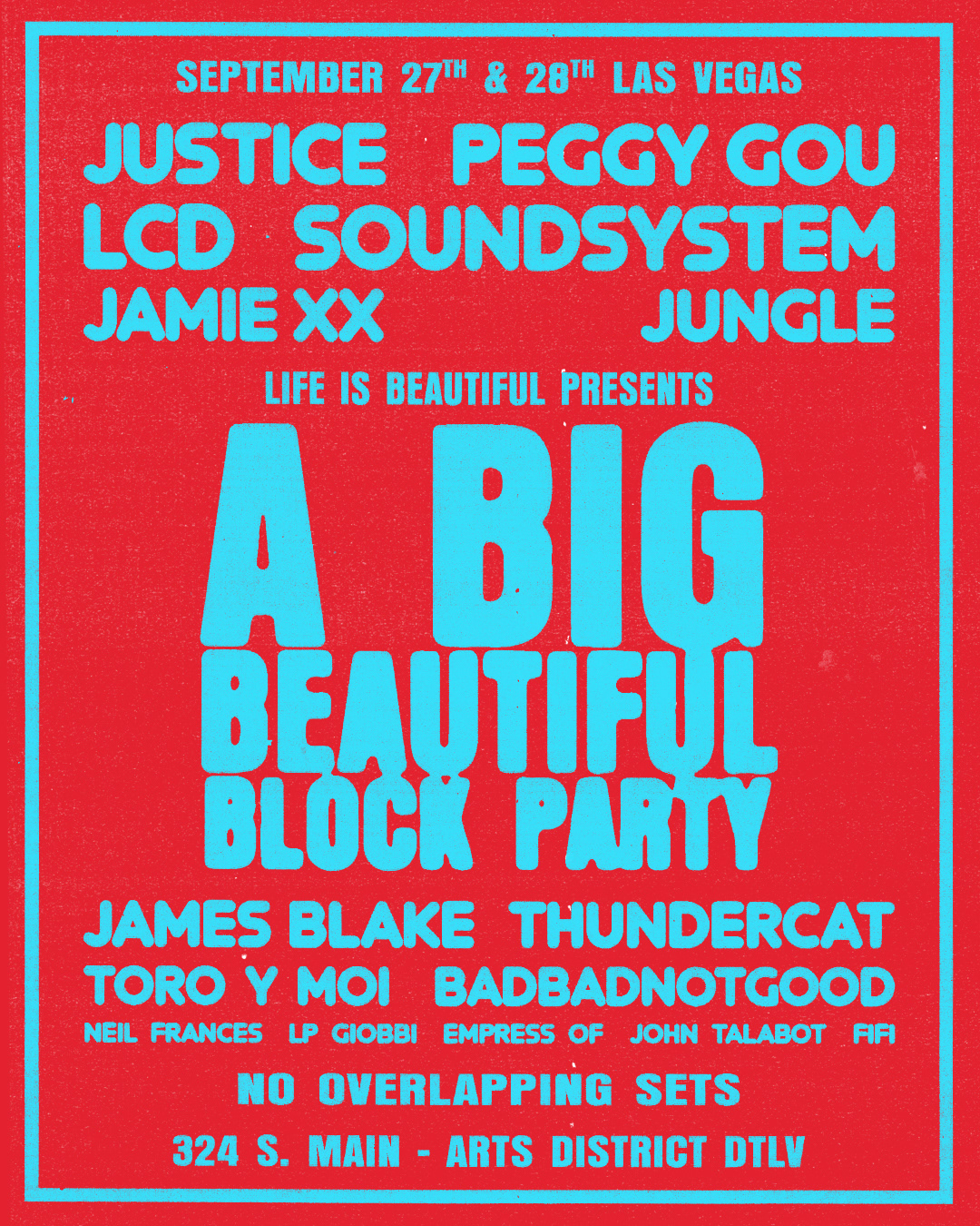 Lineup Announcement Poster