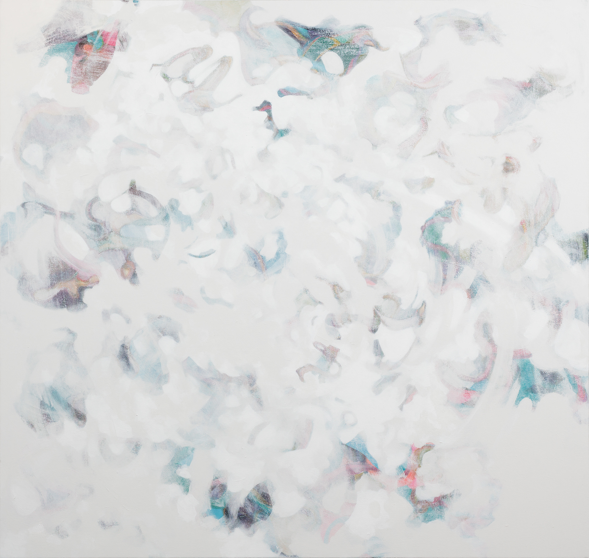 Silent Thrust, acrylic on canvas