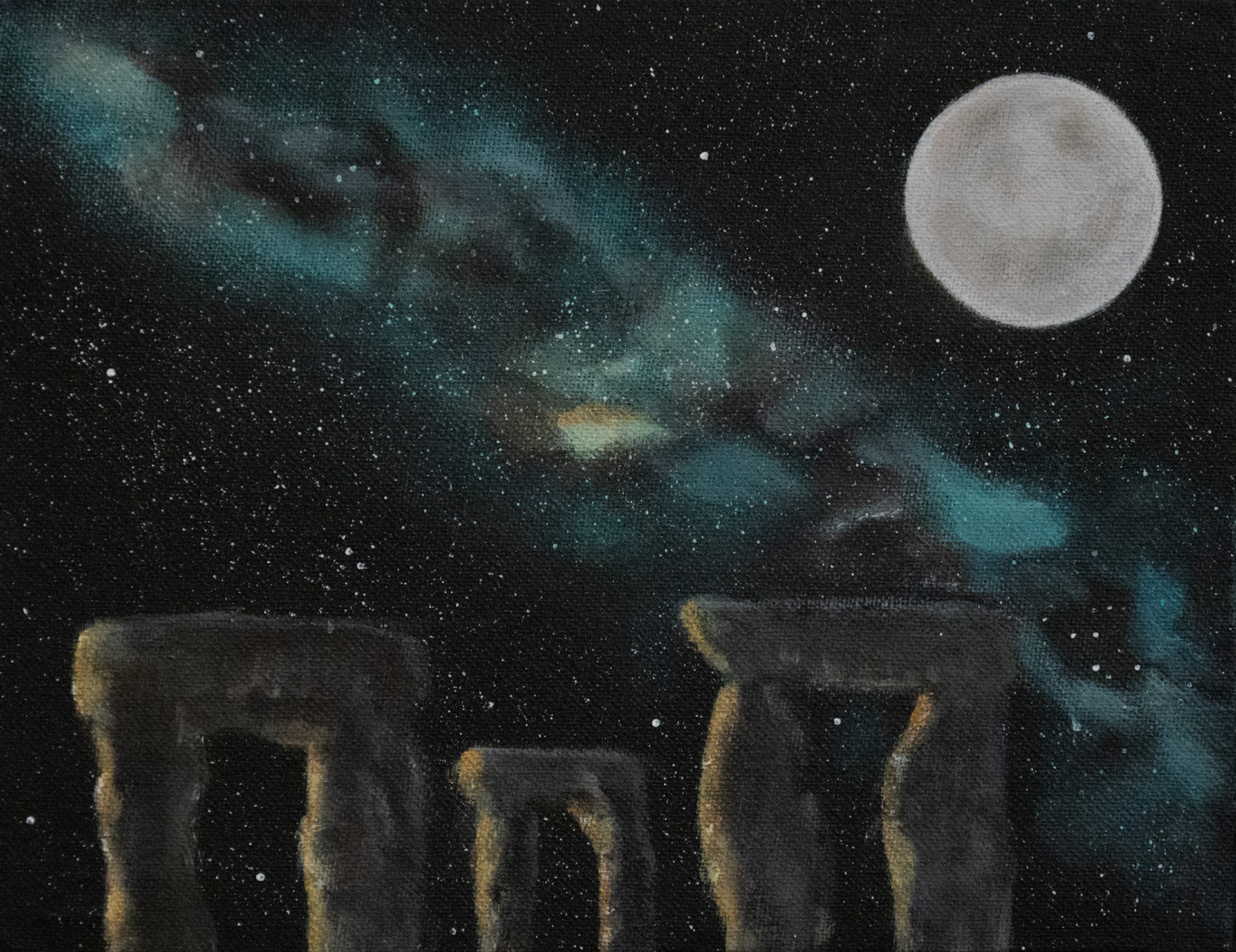 Stonehenge • 7" x 9"