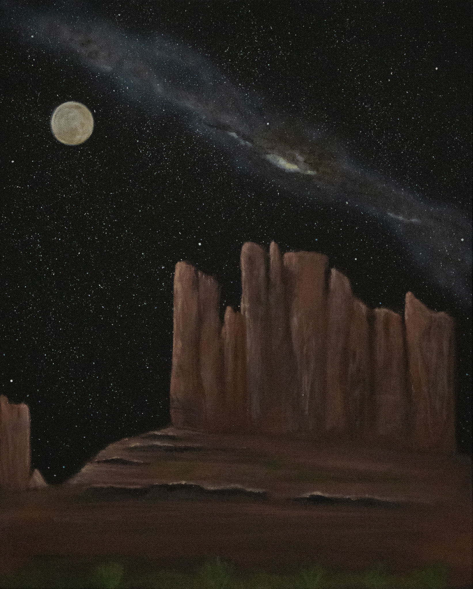 Midnight in the Desert • 20" x 16"