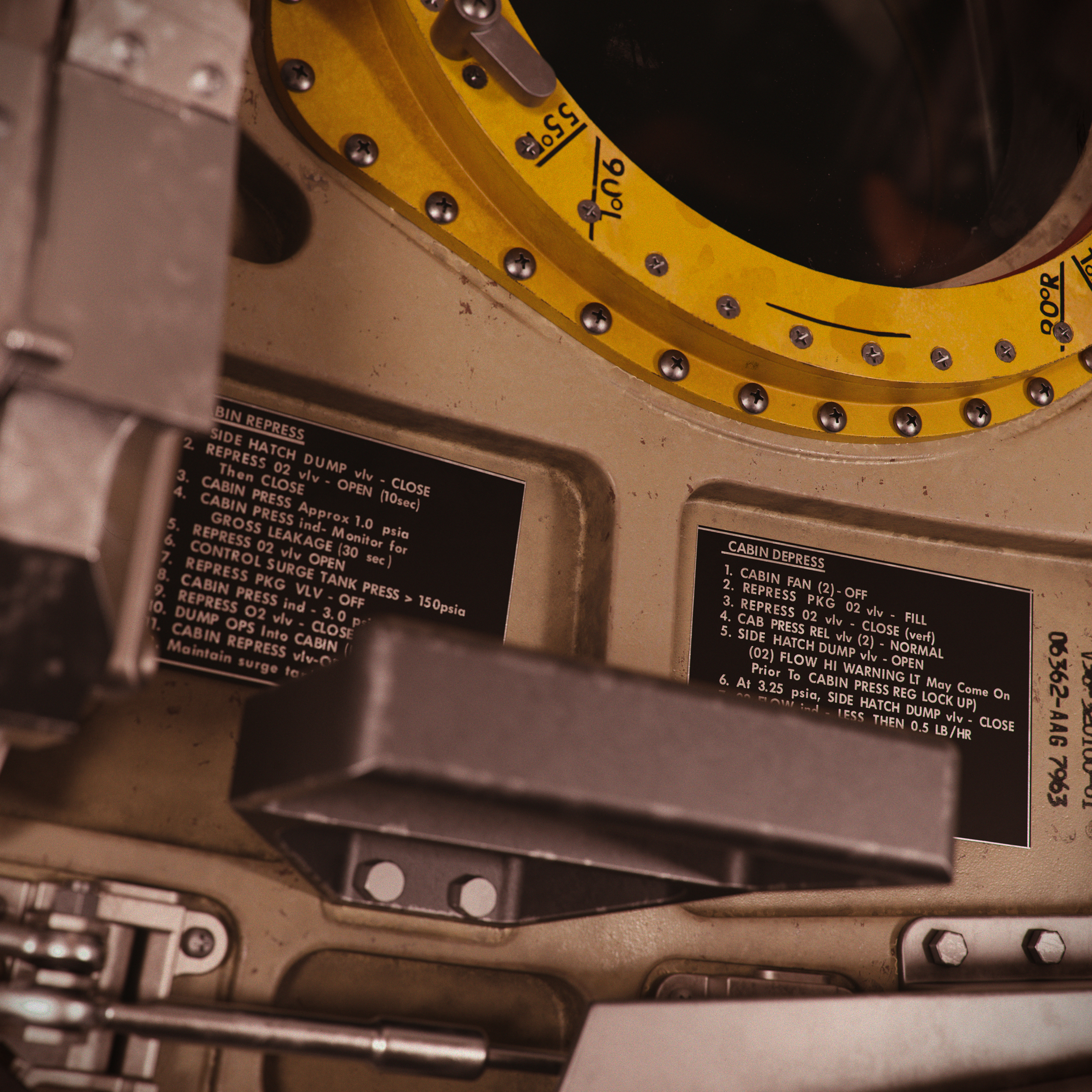 Apollo Command Module Hatch 1:8 Scale Engineers Model