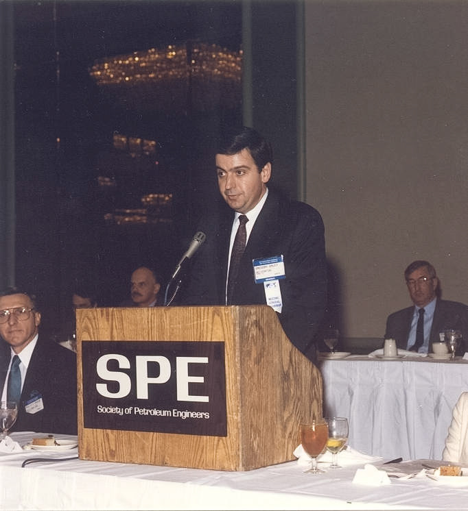 Capt. Daley, Session Chairman SPE Economic Evaluation Symposium
