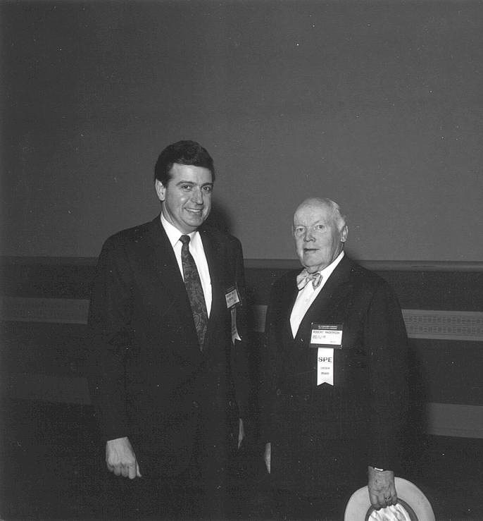 Capt. Daley with Robert Anderson, the founder of Atlantic Richfield