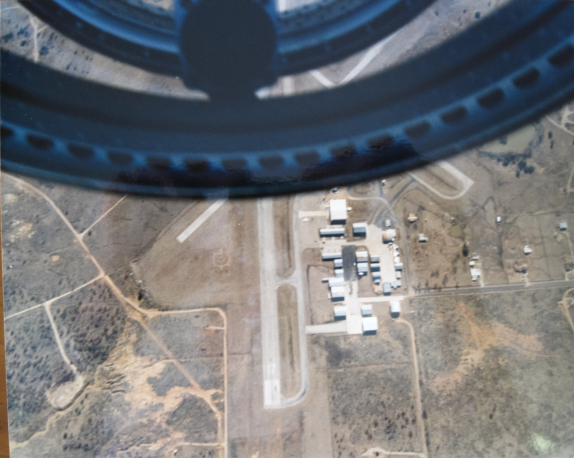 Yugoslavian Trainer Jet Inverted Over Brownwood Airport