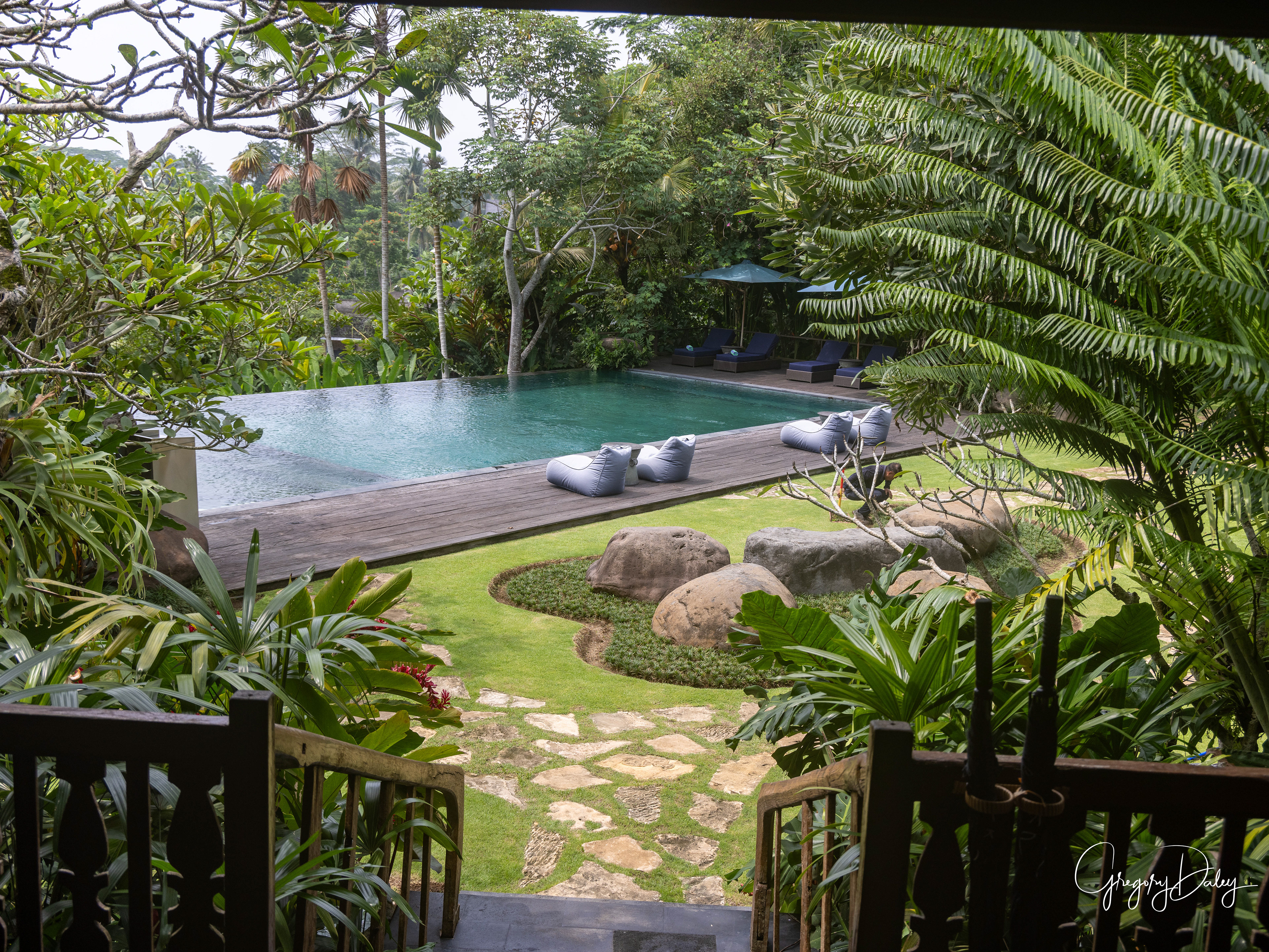 Swimming Pool at Front Door