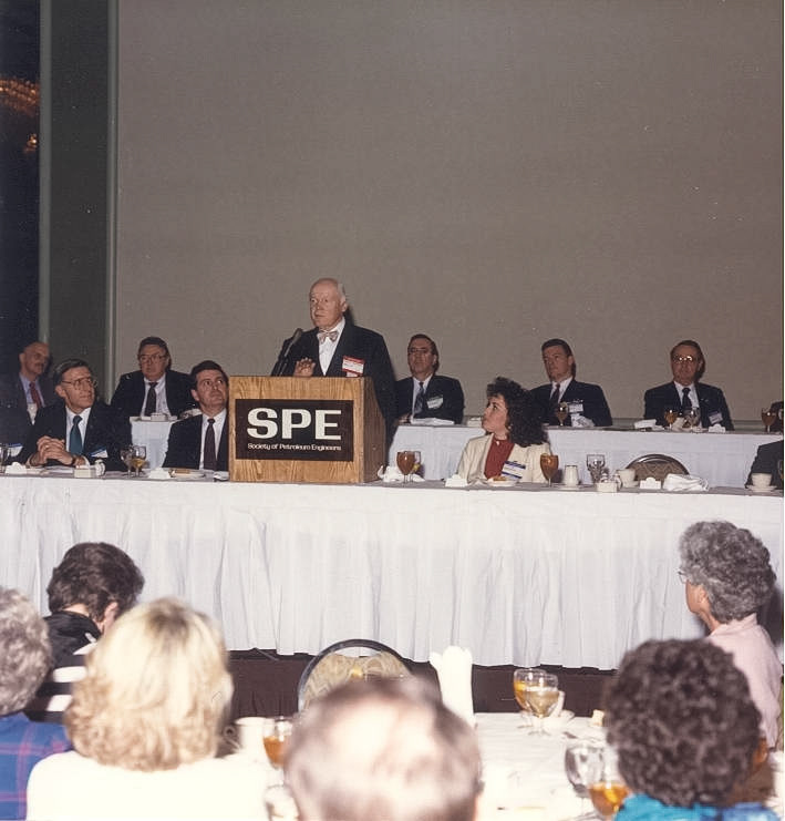 Capt. Daley, Session Chairman SPE Economic Evaluation Symposium