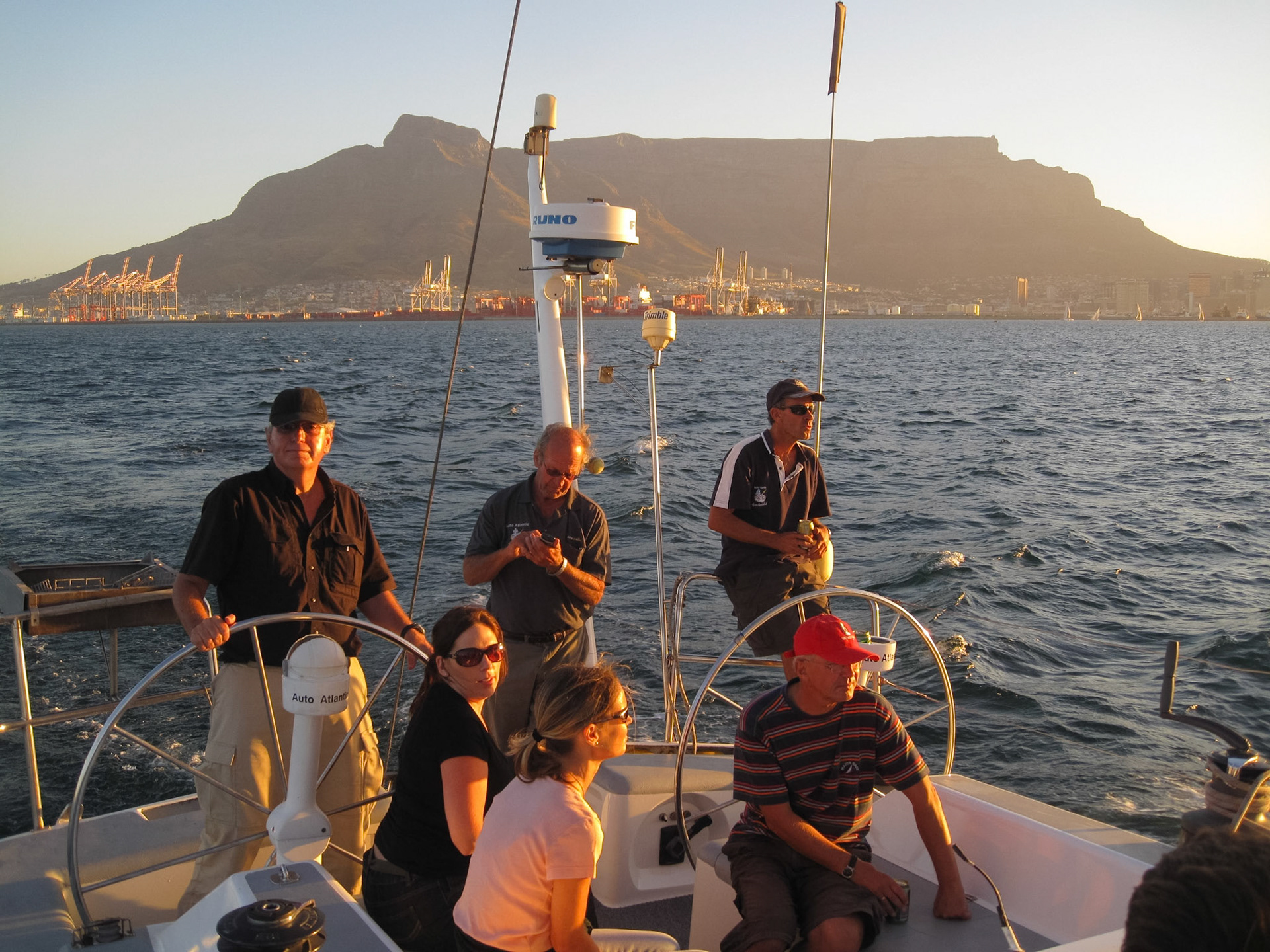 Capt. Daley racing in Table Rock Bay in the Republic of South Africa