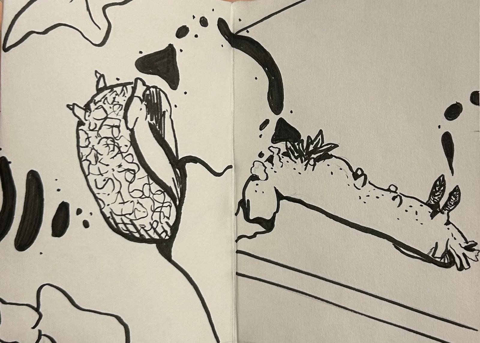 Ink on paper