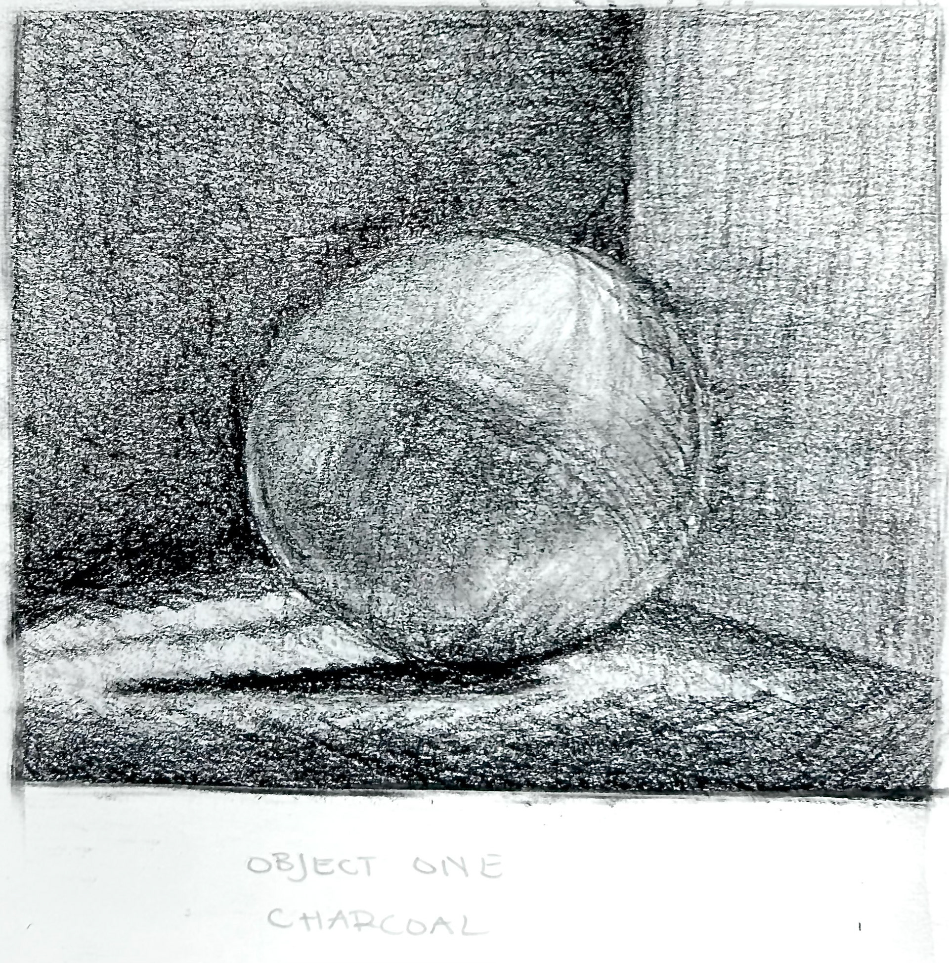 Charcoal on paper
