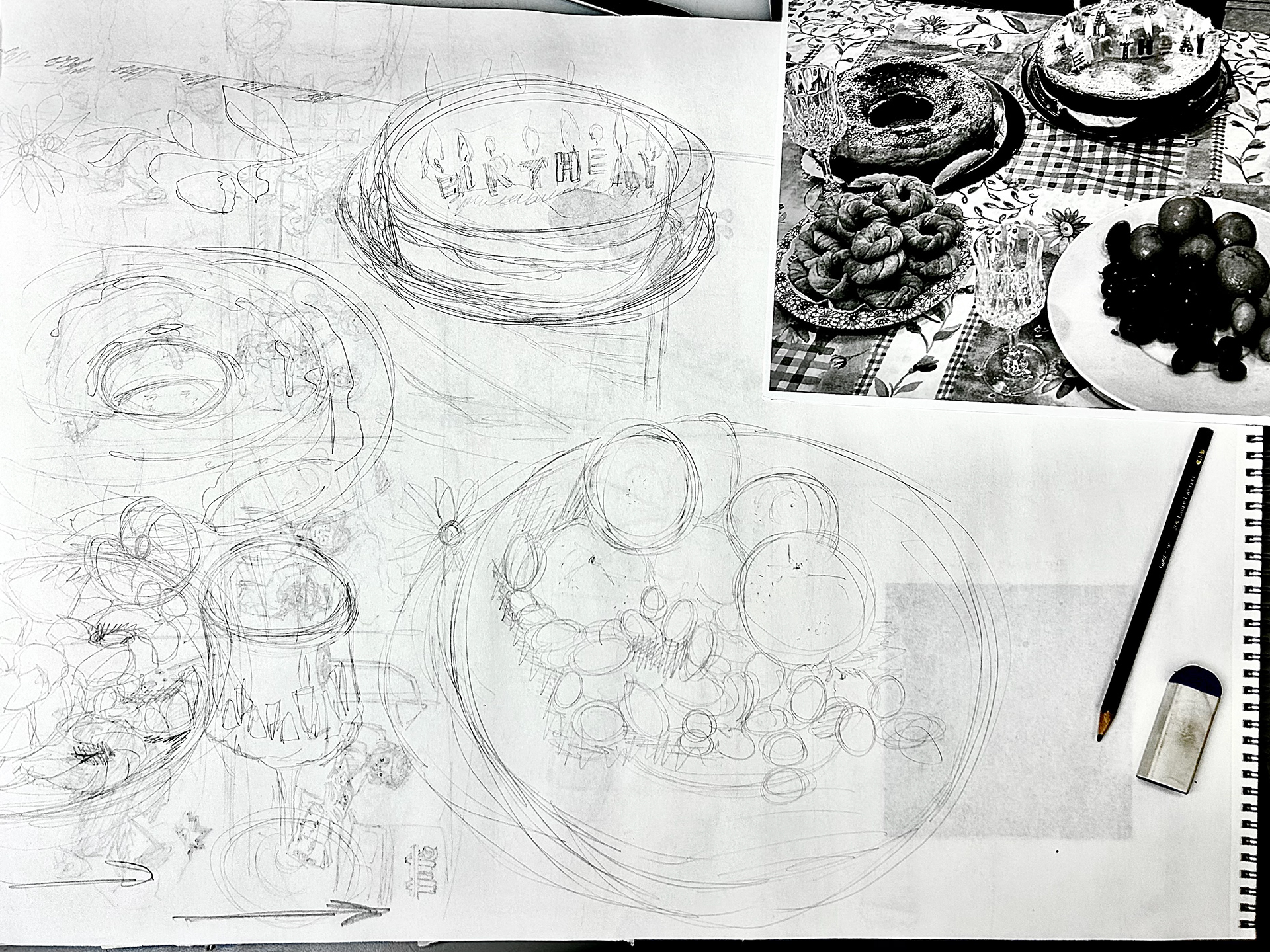 Pencil on paper