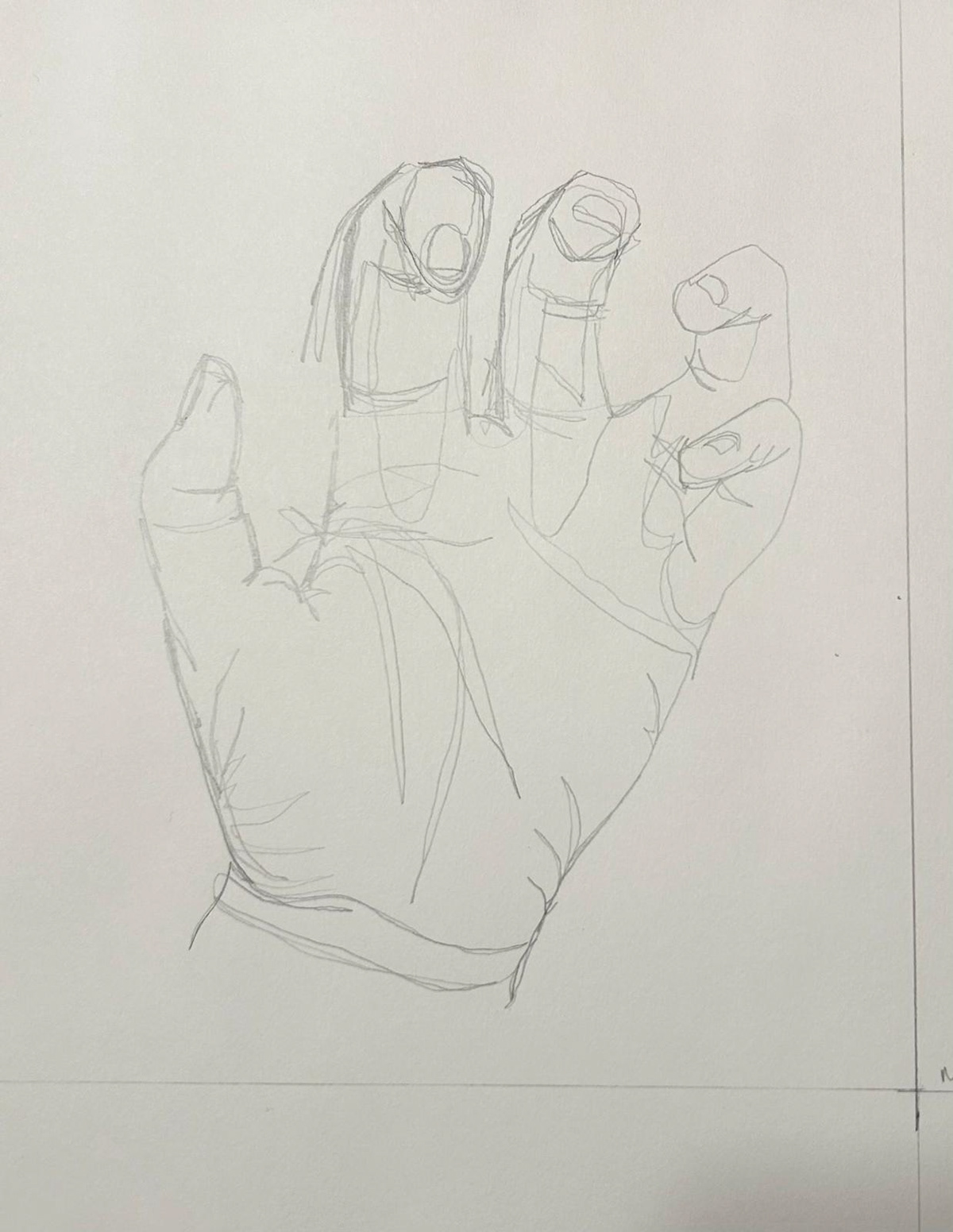 Pencil on paper