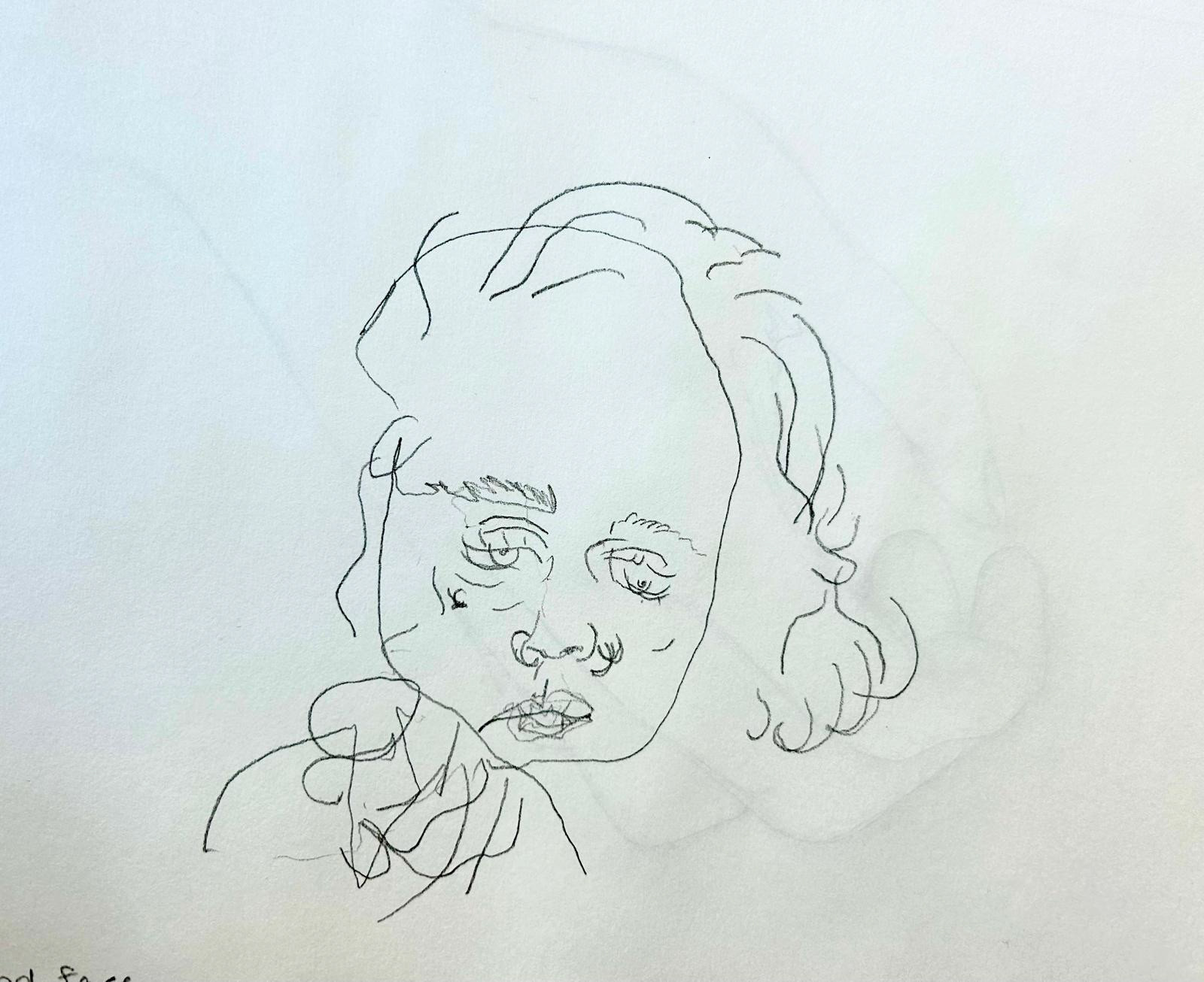 Pencil on paper