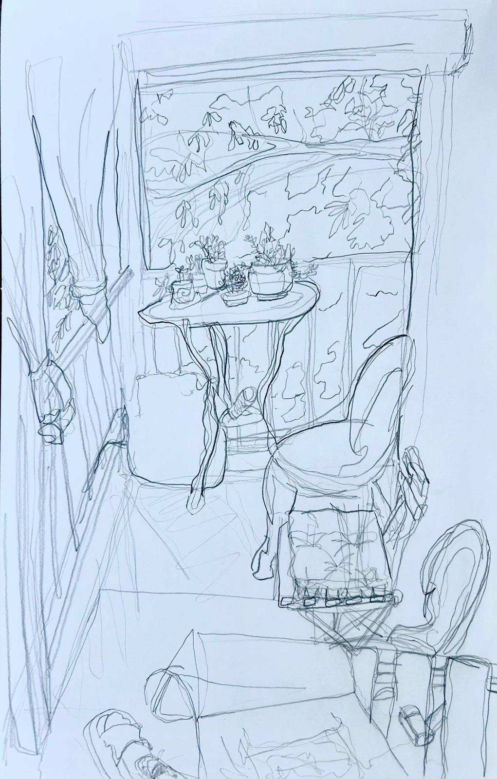 Pencil on paper