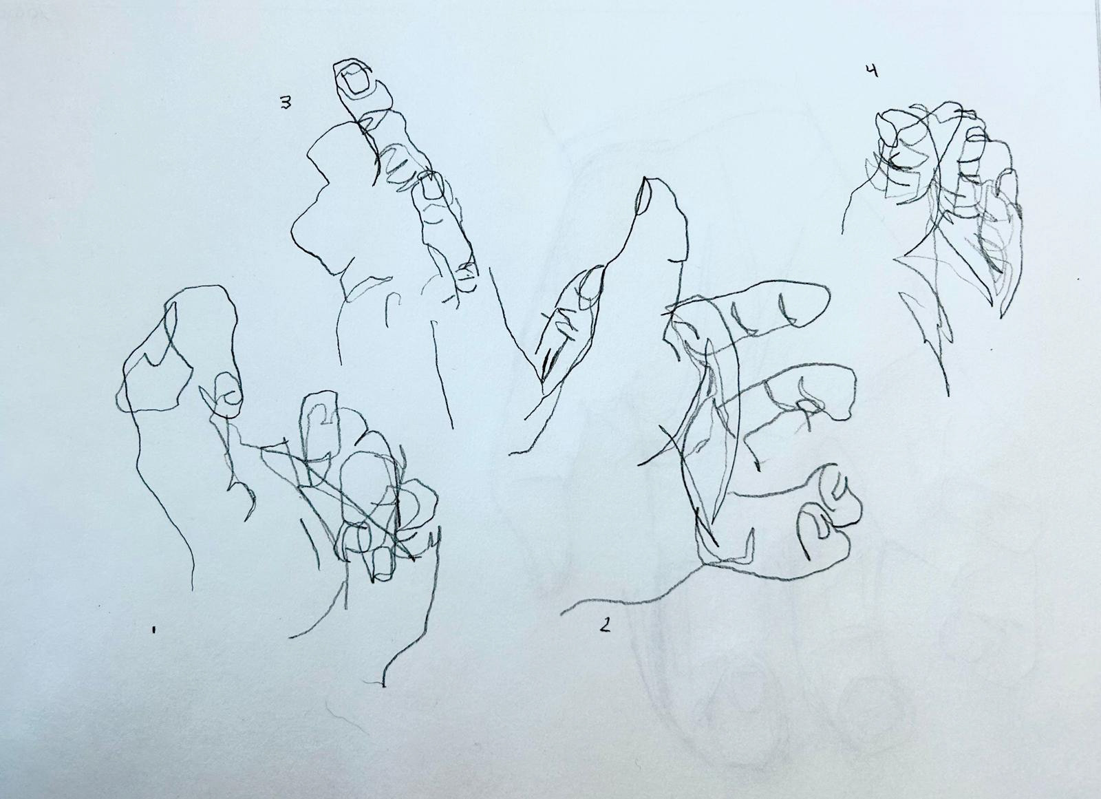 Pencil on paper