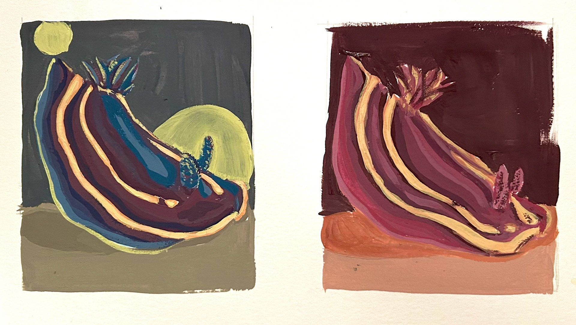 Gouache on Bristol
