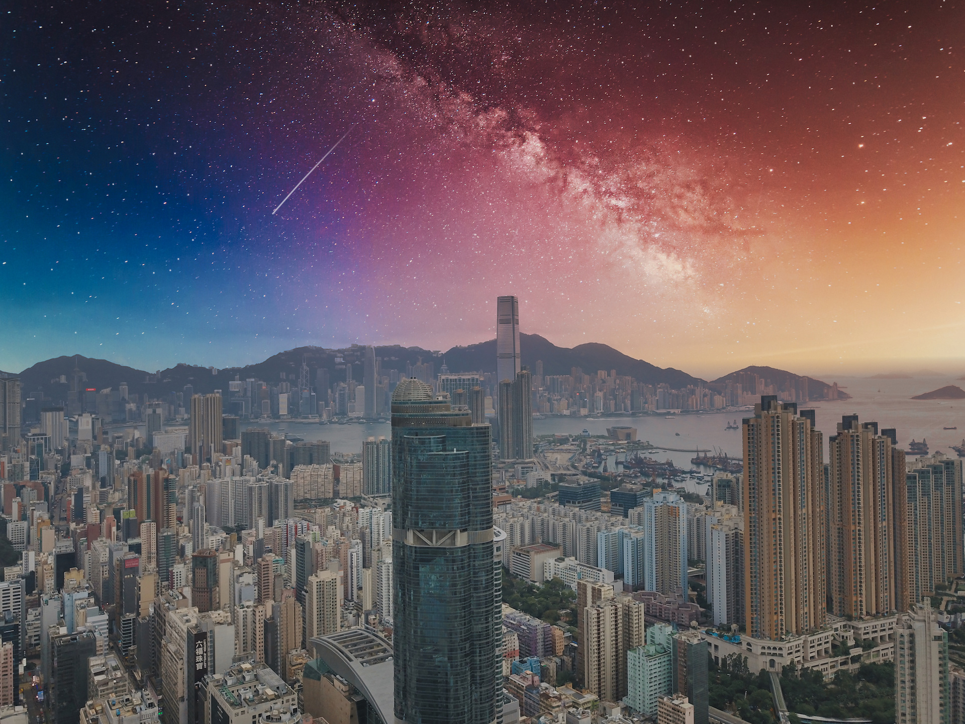 香港無人機銀河攝影