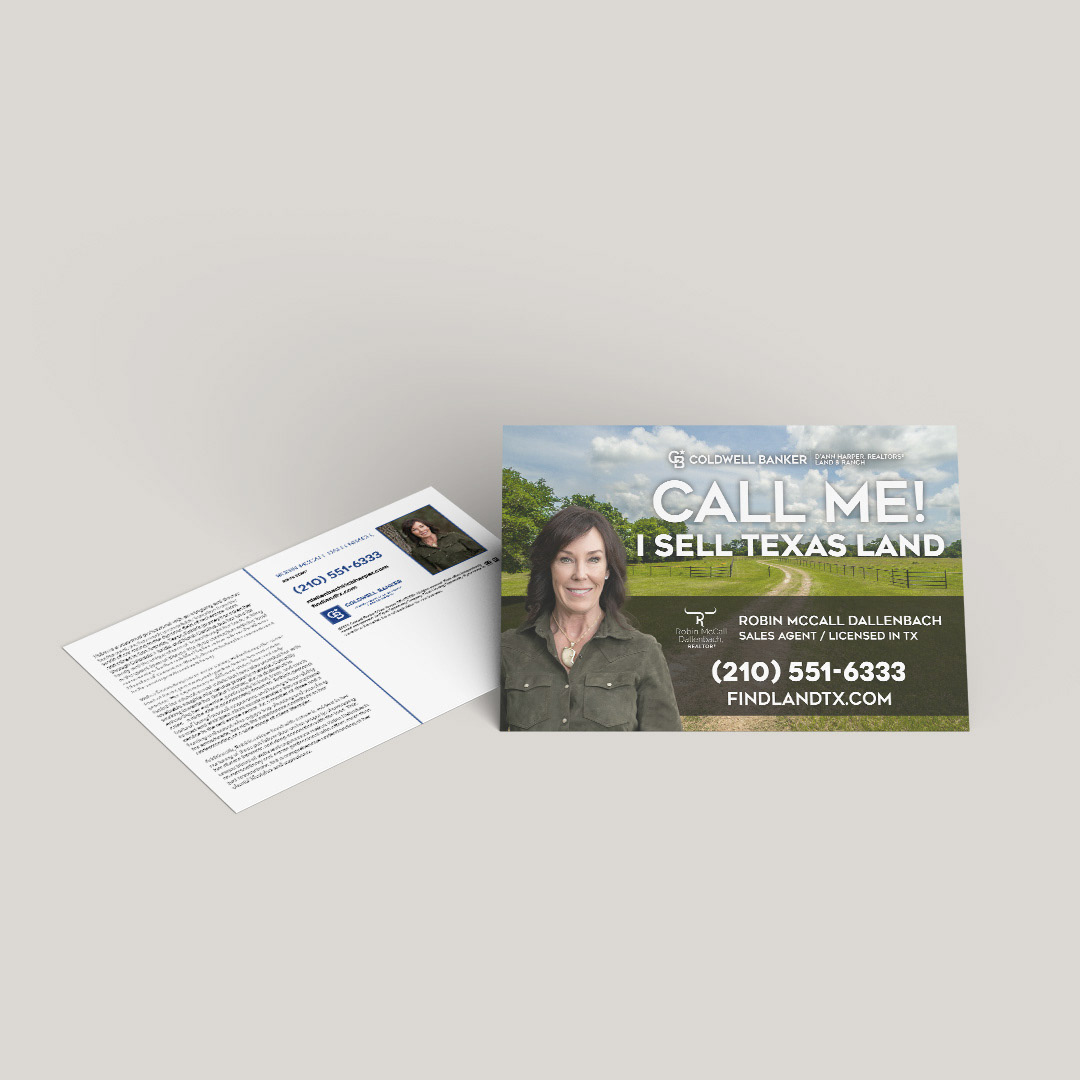 Land & Ranch farming postcard.