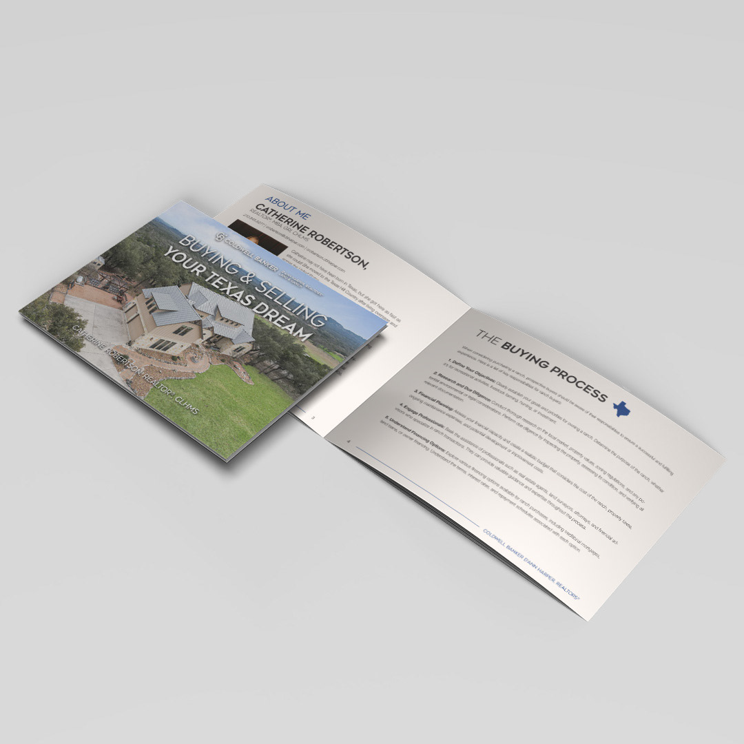 Buying & selling booklet for an agent.