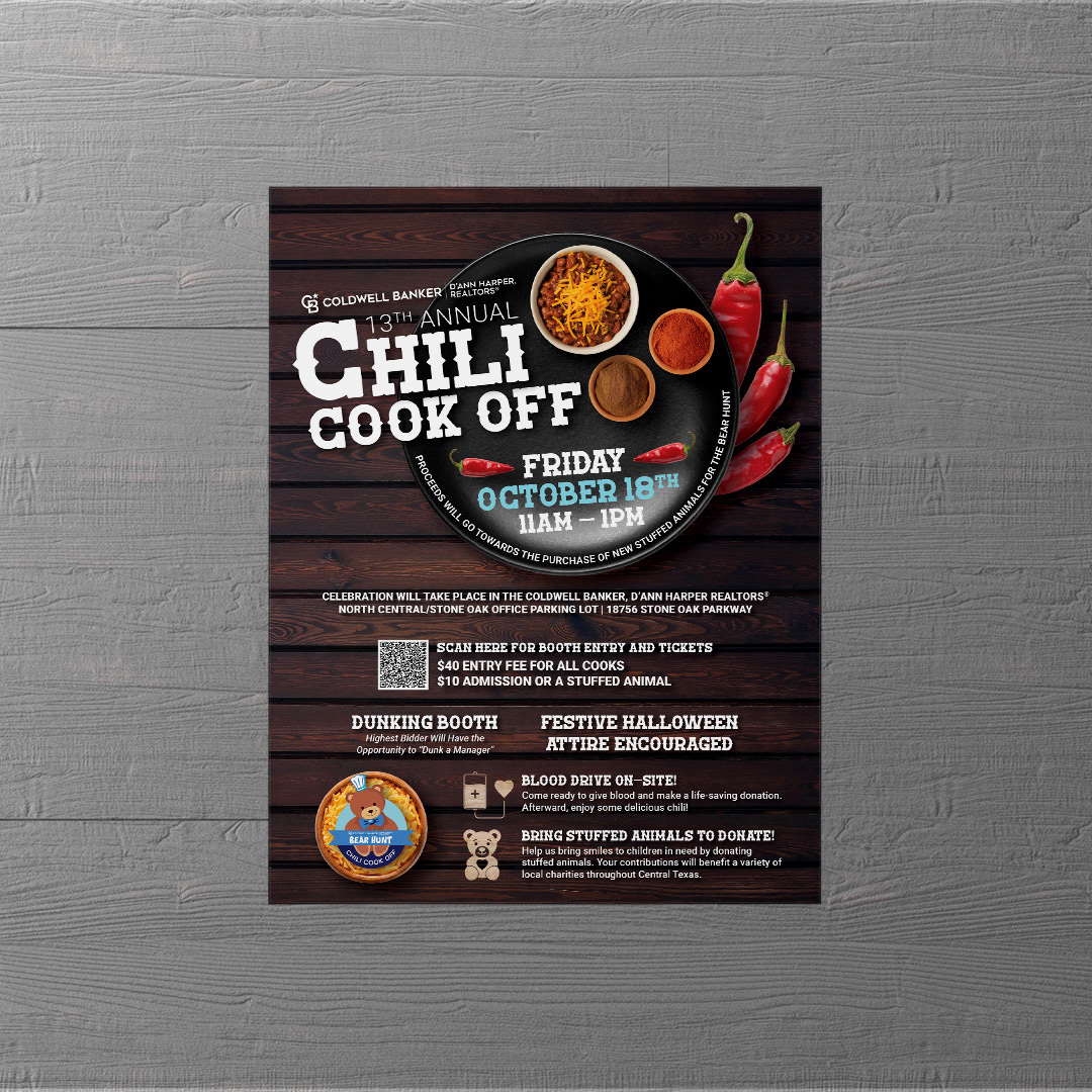 Our annual chili cook off 2024 look.