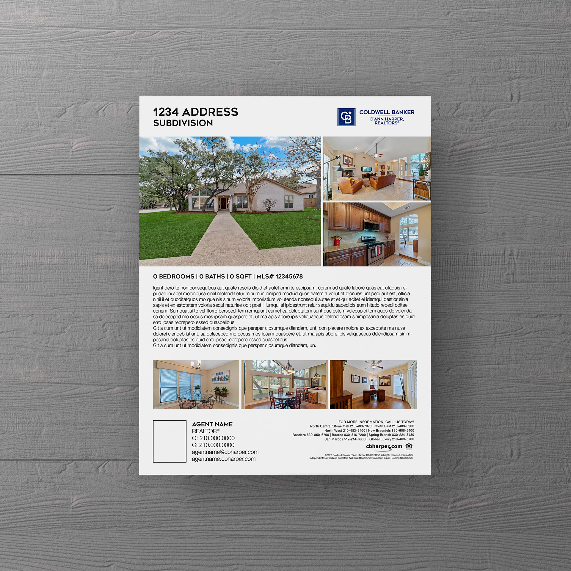 Listing Flyer.