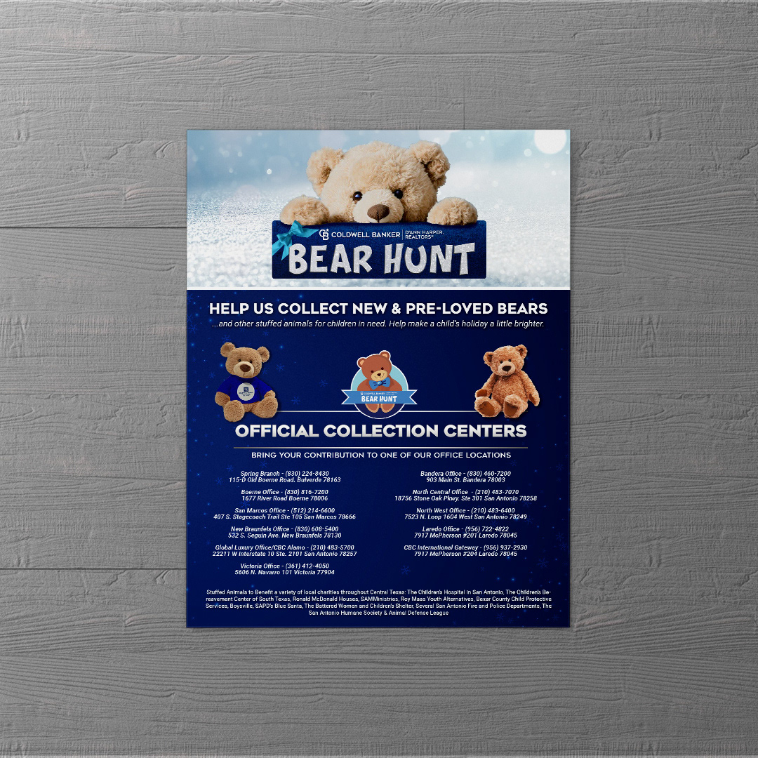 Bear Hunt 2024 flyer look.