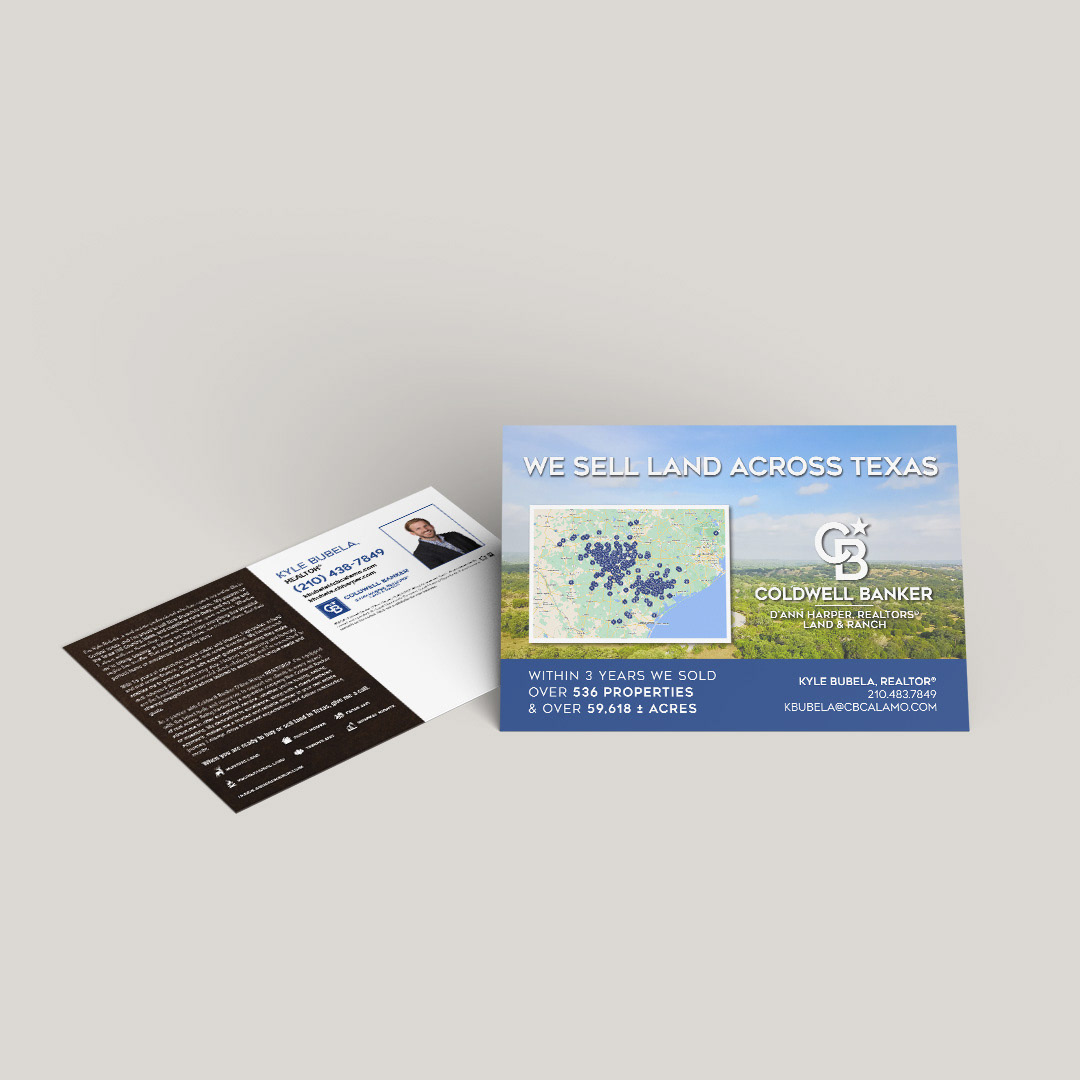 Land & Ranch farming postcard.