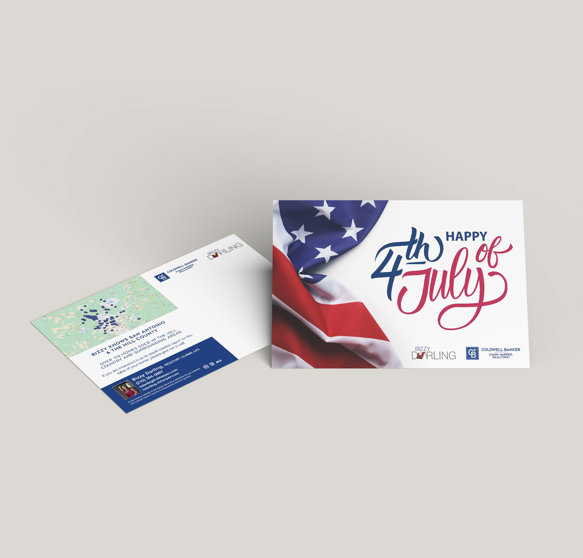 July 4th Agent Postcard.