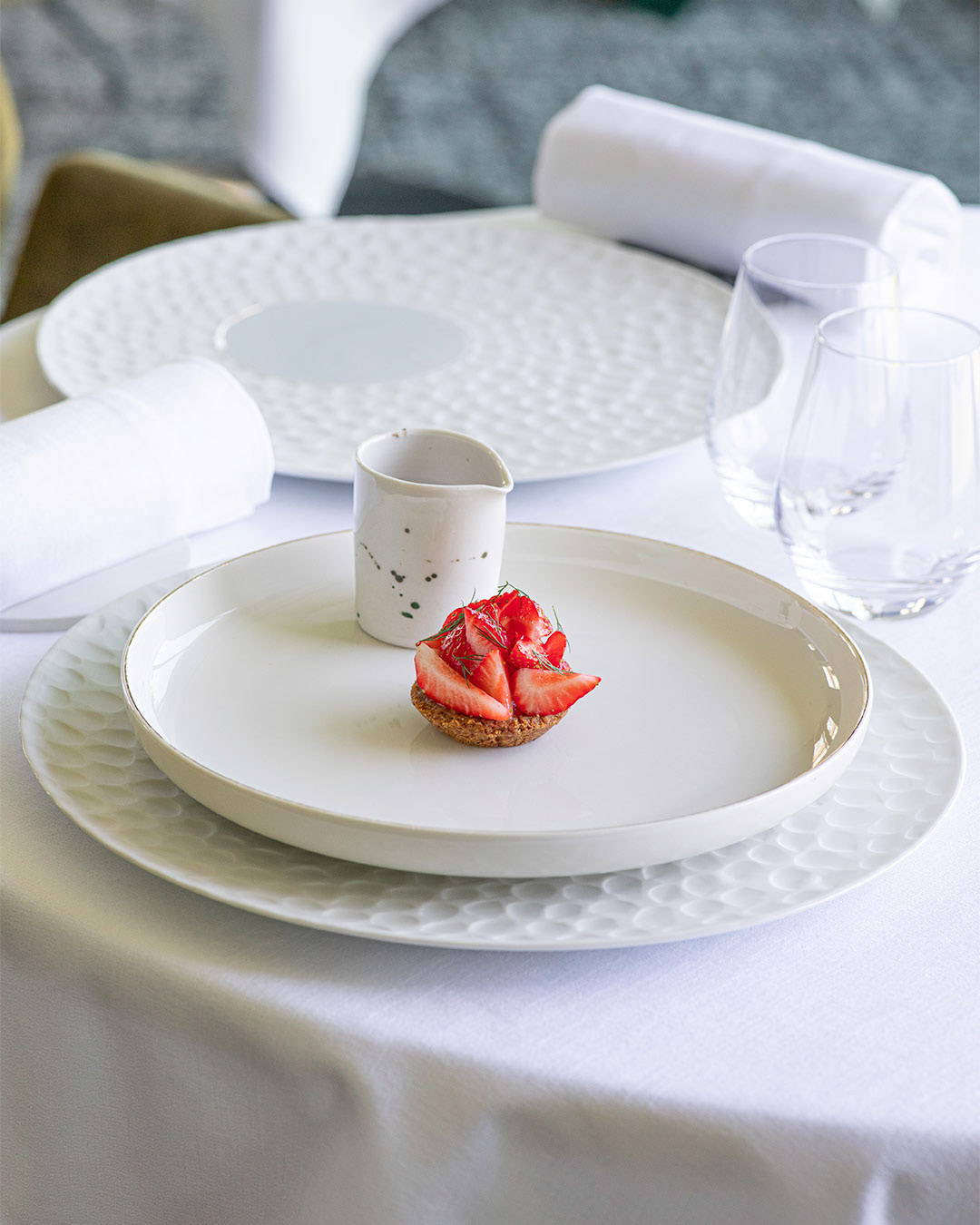 Photo de plat pour le restaurant étoilé La Source