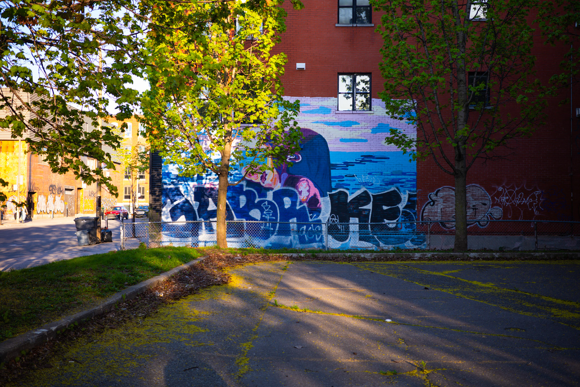 Murale vibrante au cœur du boulevard. Saint-Laurent