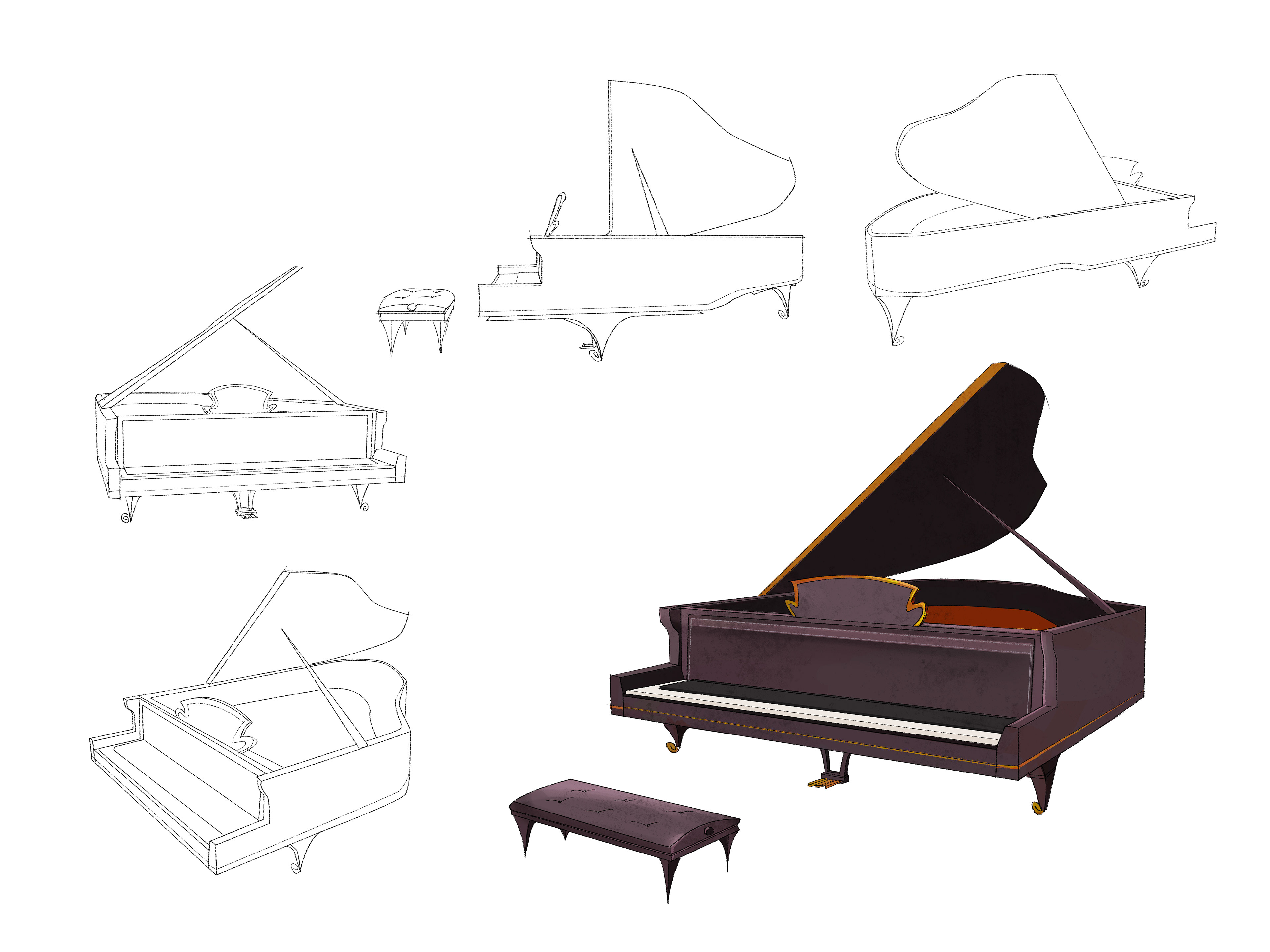 Prop Design: Piano A
