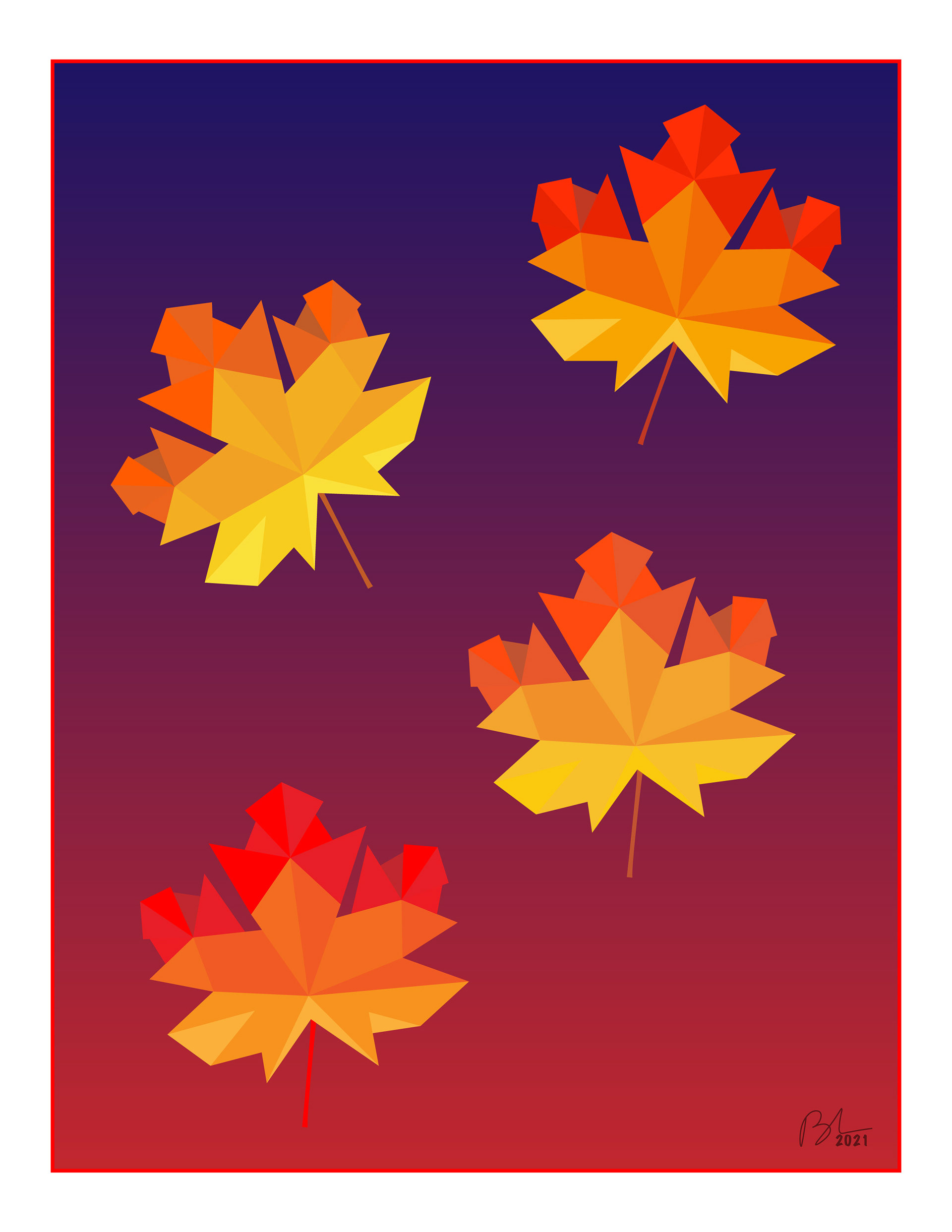 Falling Leaves - 12/1/21