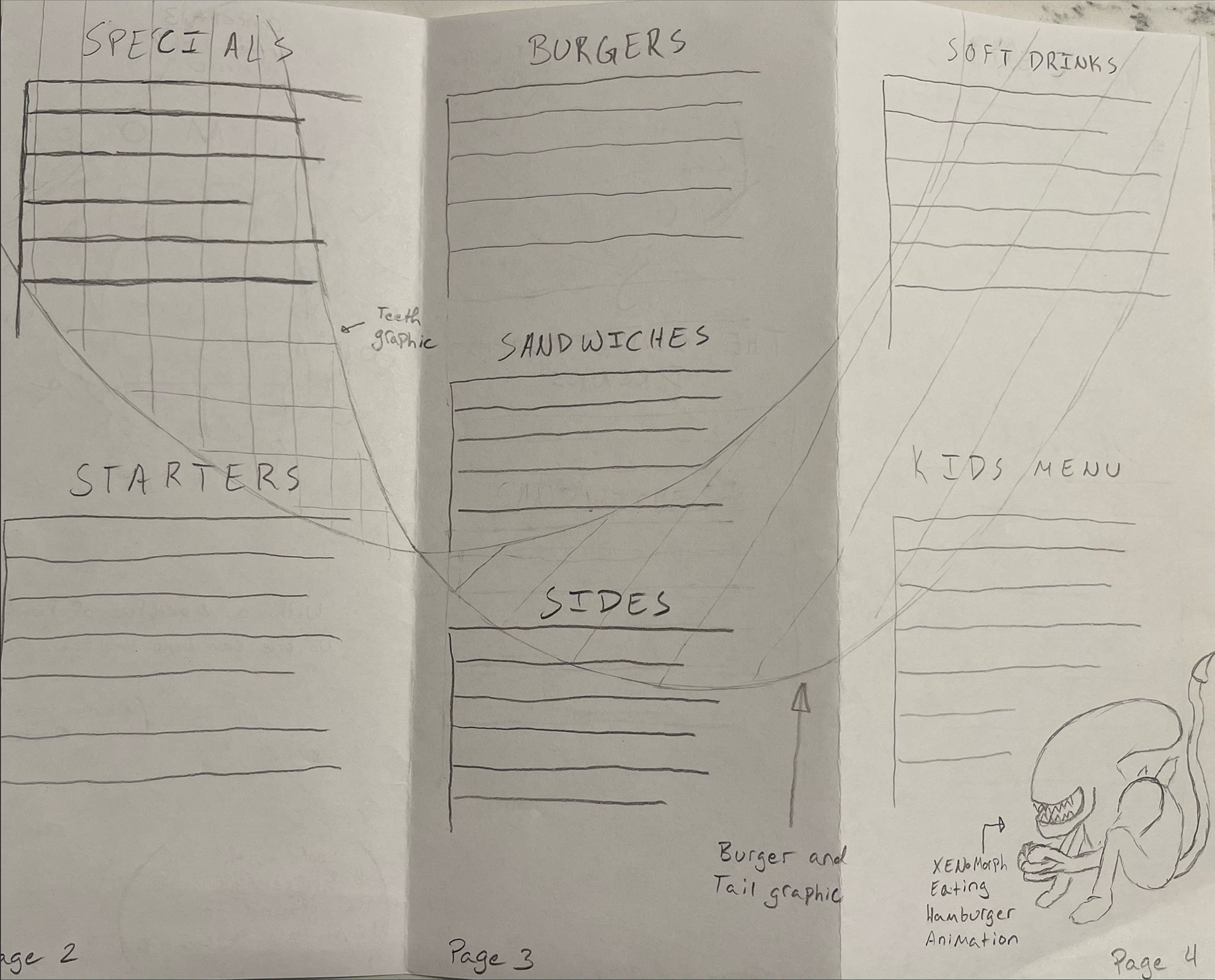 Back - Z-Fold Menu