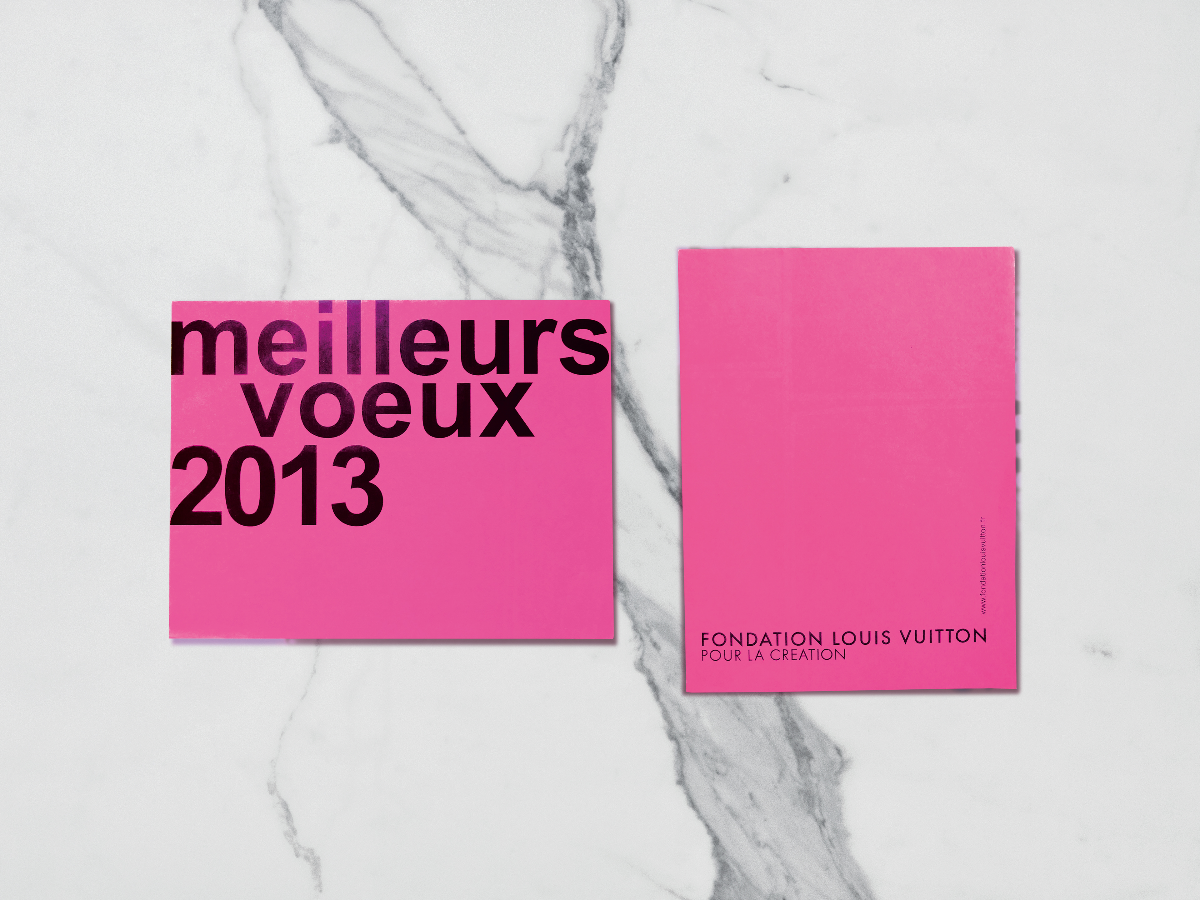 Carte de vœux Fondation Louis Vuitton
