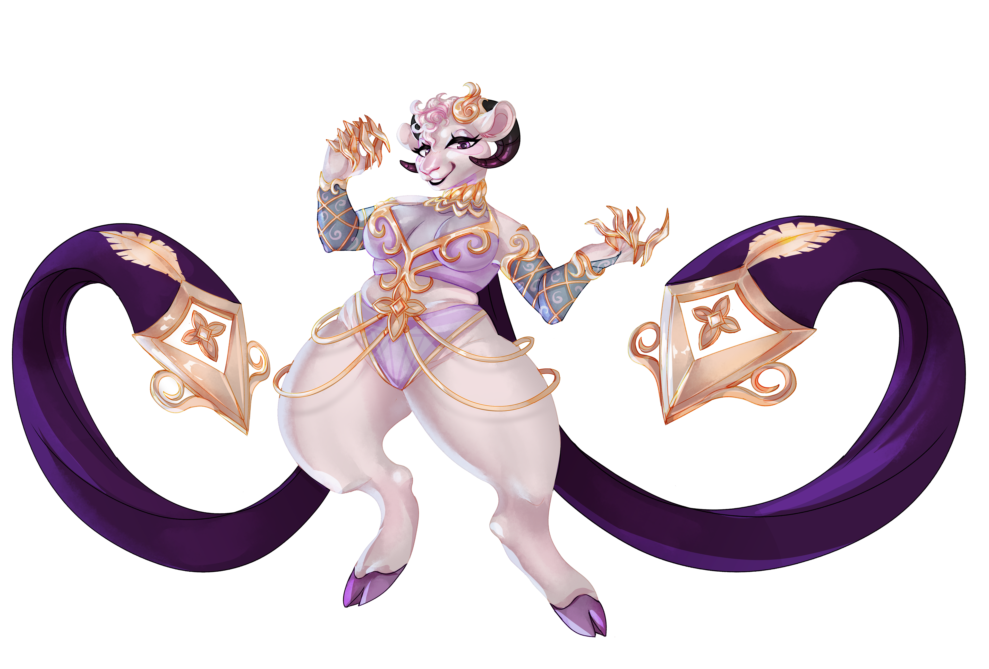 I designed the outfit for this one!