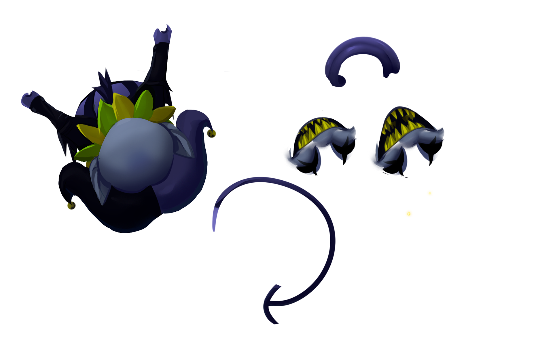 Jevil Body and Face Assets