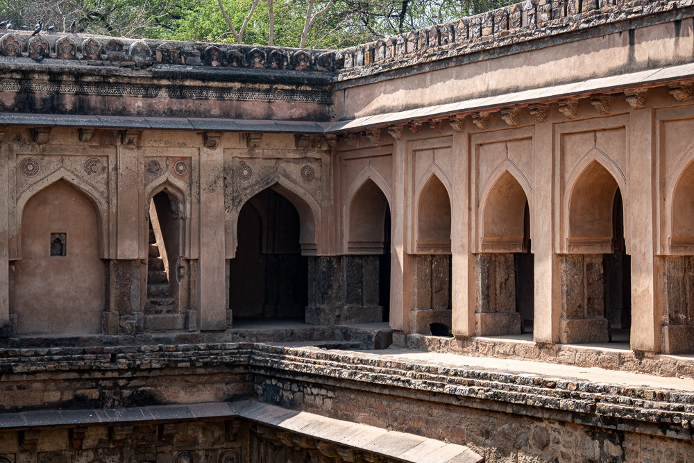 Back of the stepwell