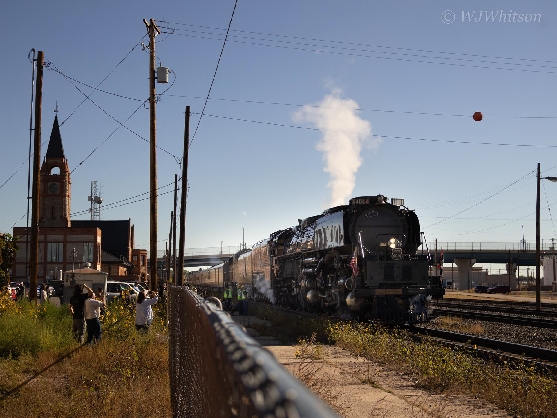 U.P. 4014 'Big Boy', awaiting departure