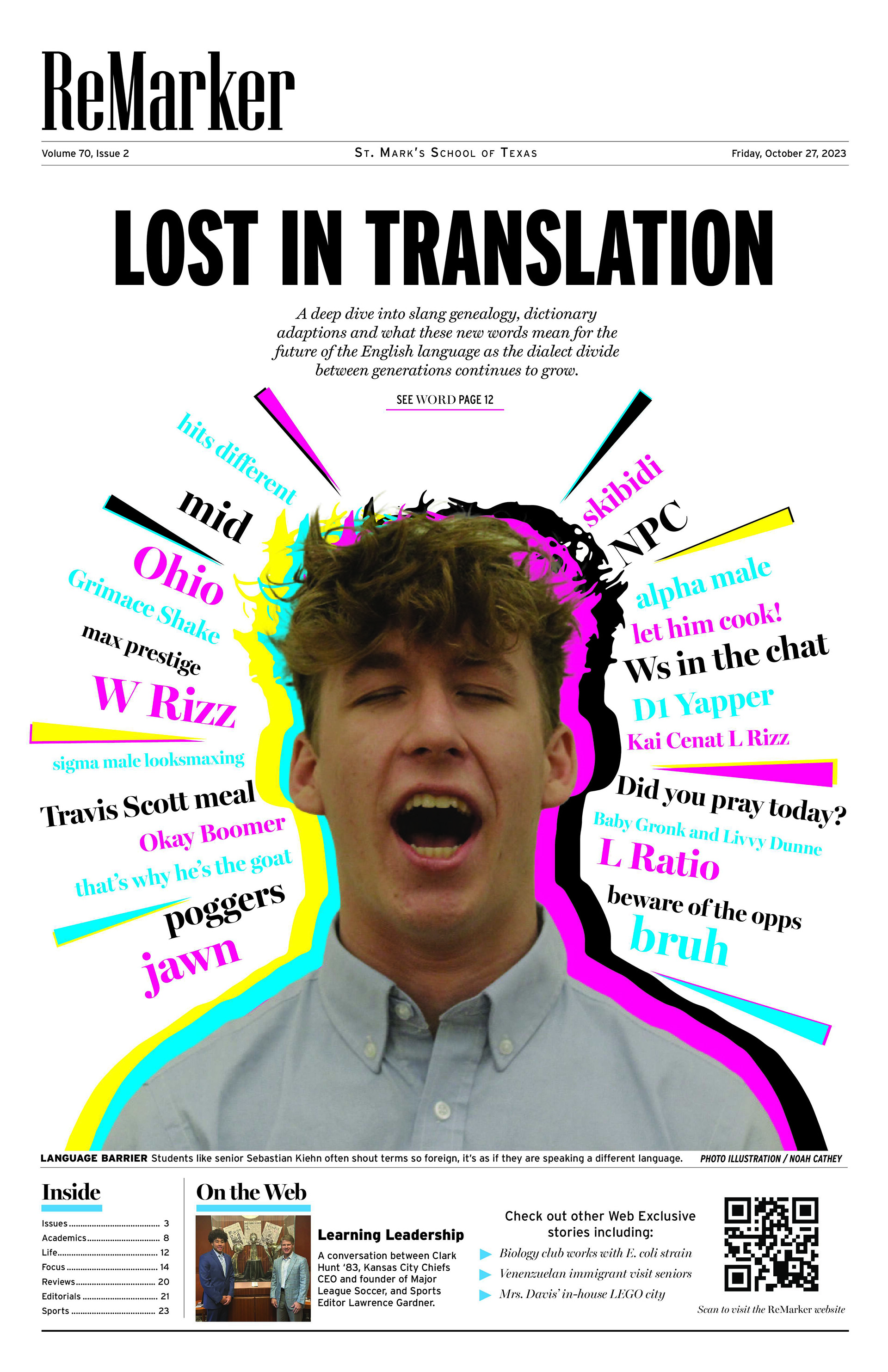 Using CMYK codes and simple clipart, I created a visual to demonstrate the rise of brain rot language.