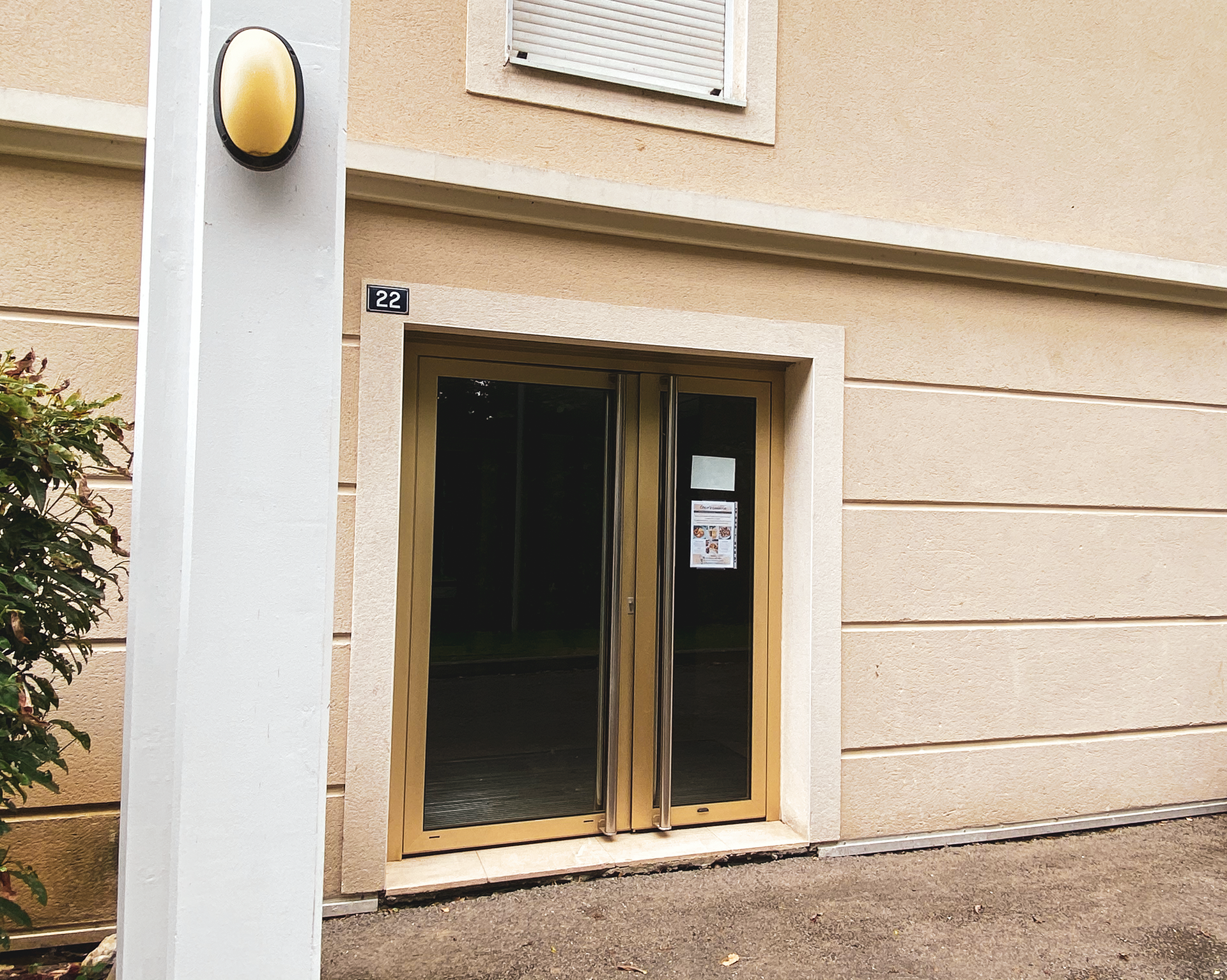Entrée du bâtiment