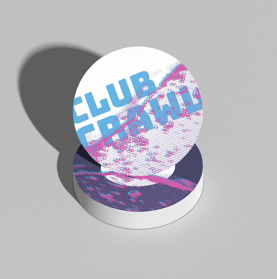 Sa'Turn club crawl coasters
