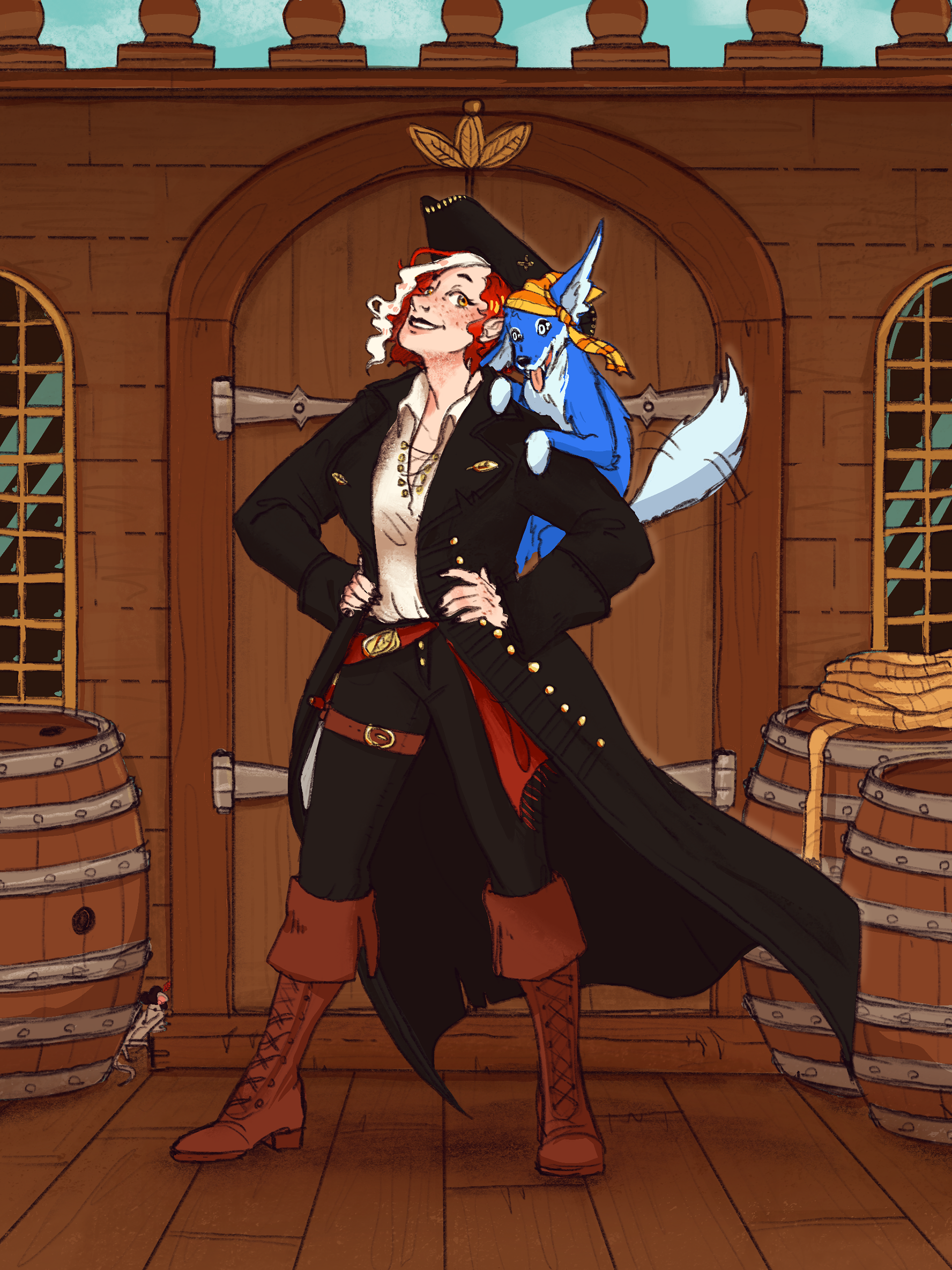 Lys, newly appointed captain of her ship