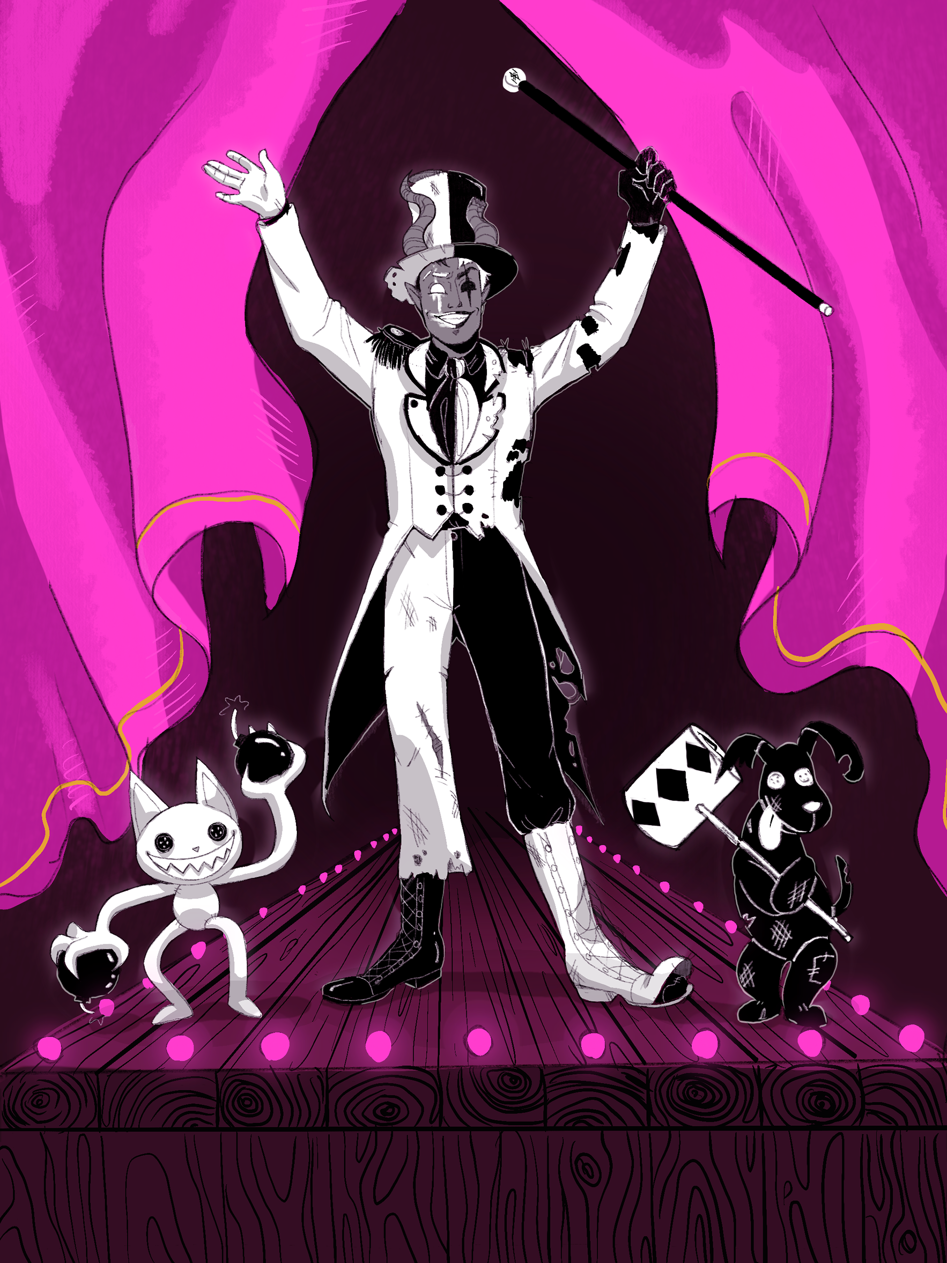 Bedlam, the main antagonist of the first arc