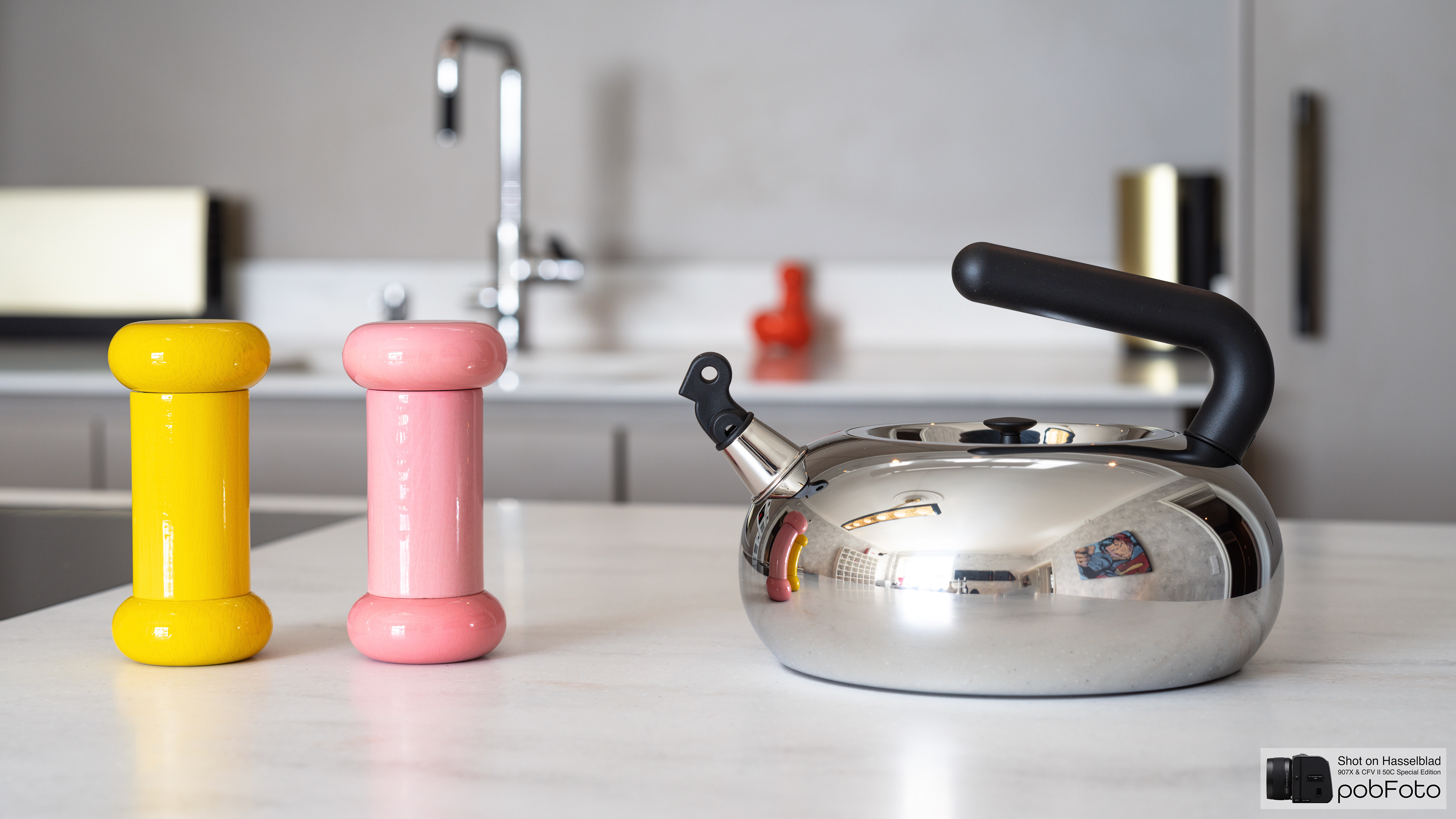 Alessi Bulbul kettle & Sottsass grinder