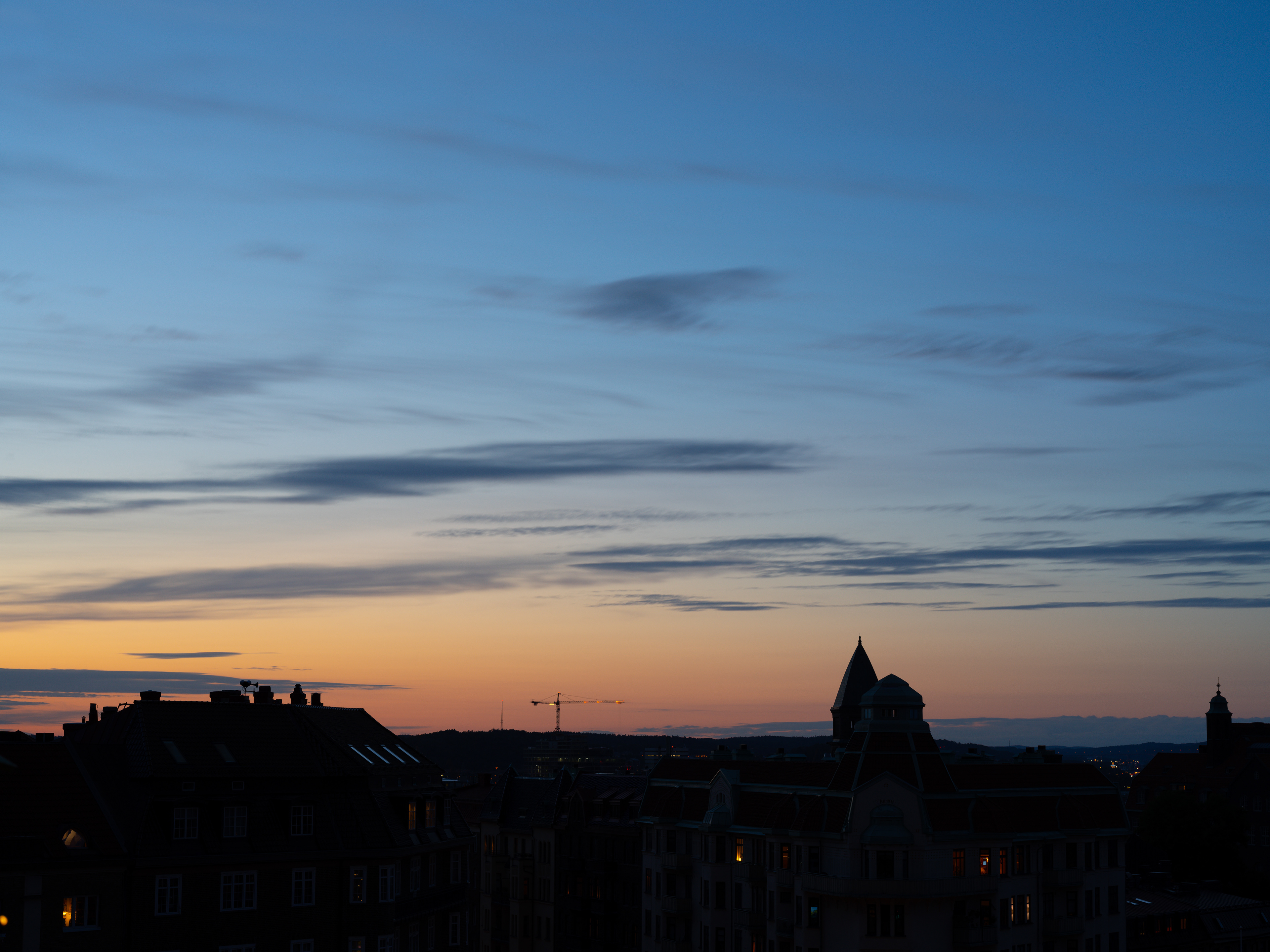 Solnedgång i Göteborg