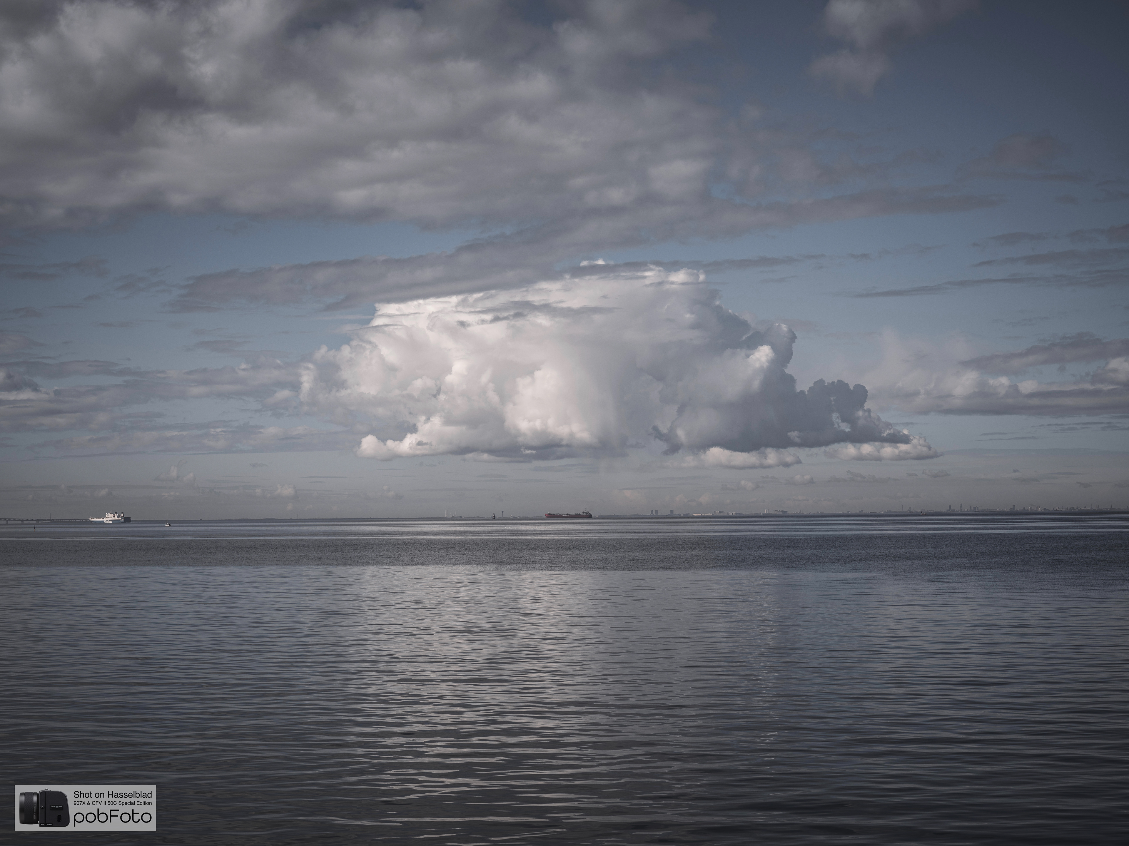 Denmark below the cloud