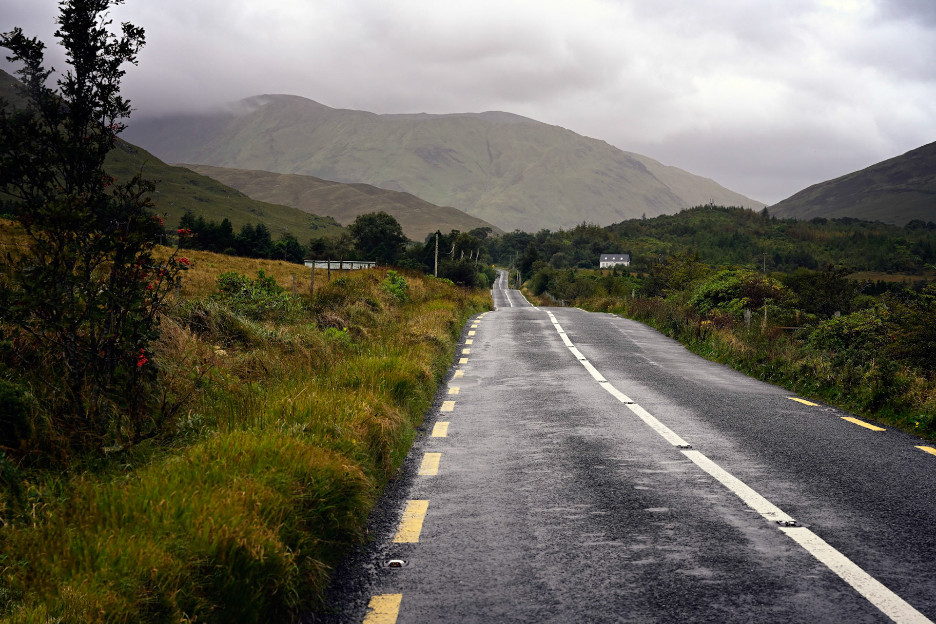 Driving through Connemara