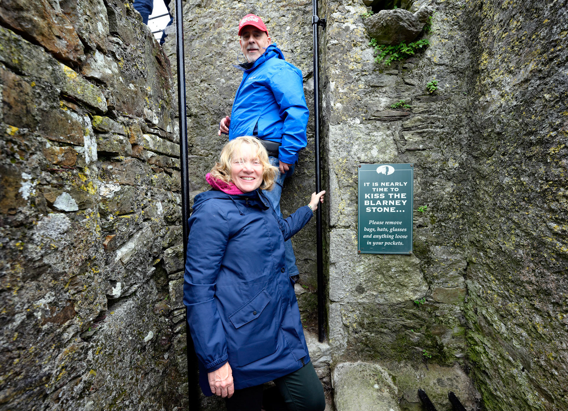 No, we didn't kiss the Blarney Stone. We already have the gift of a great eloquence ;-)