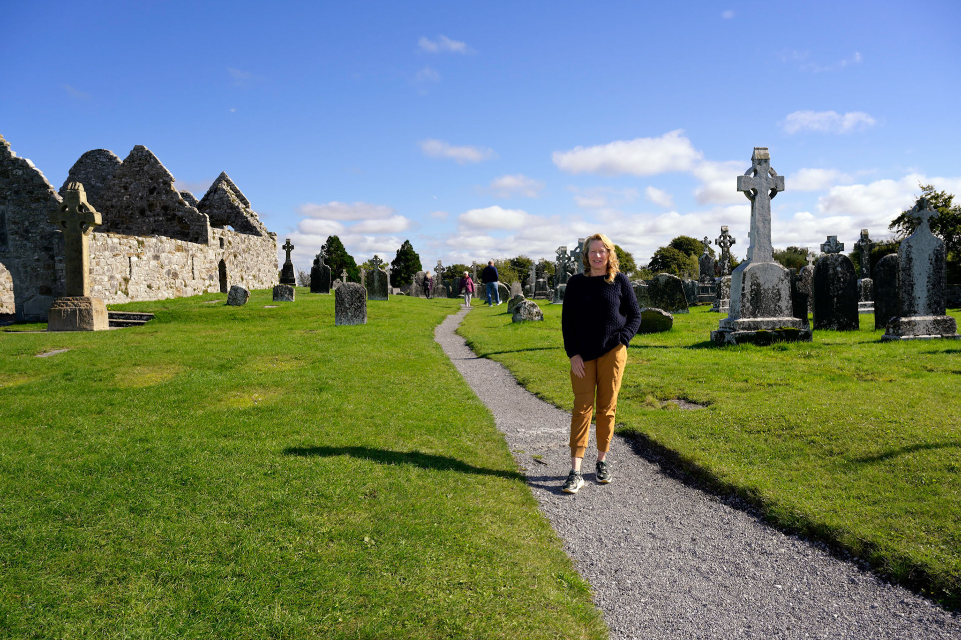 Jan Marie at Clonmacnoise