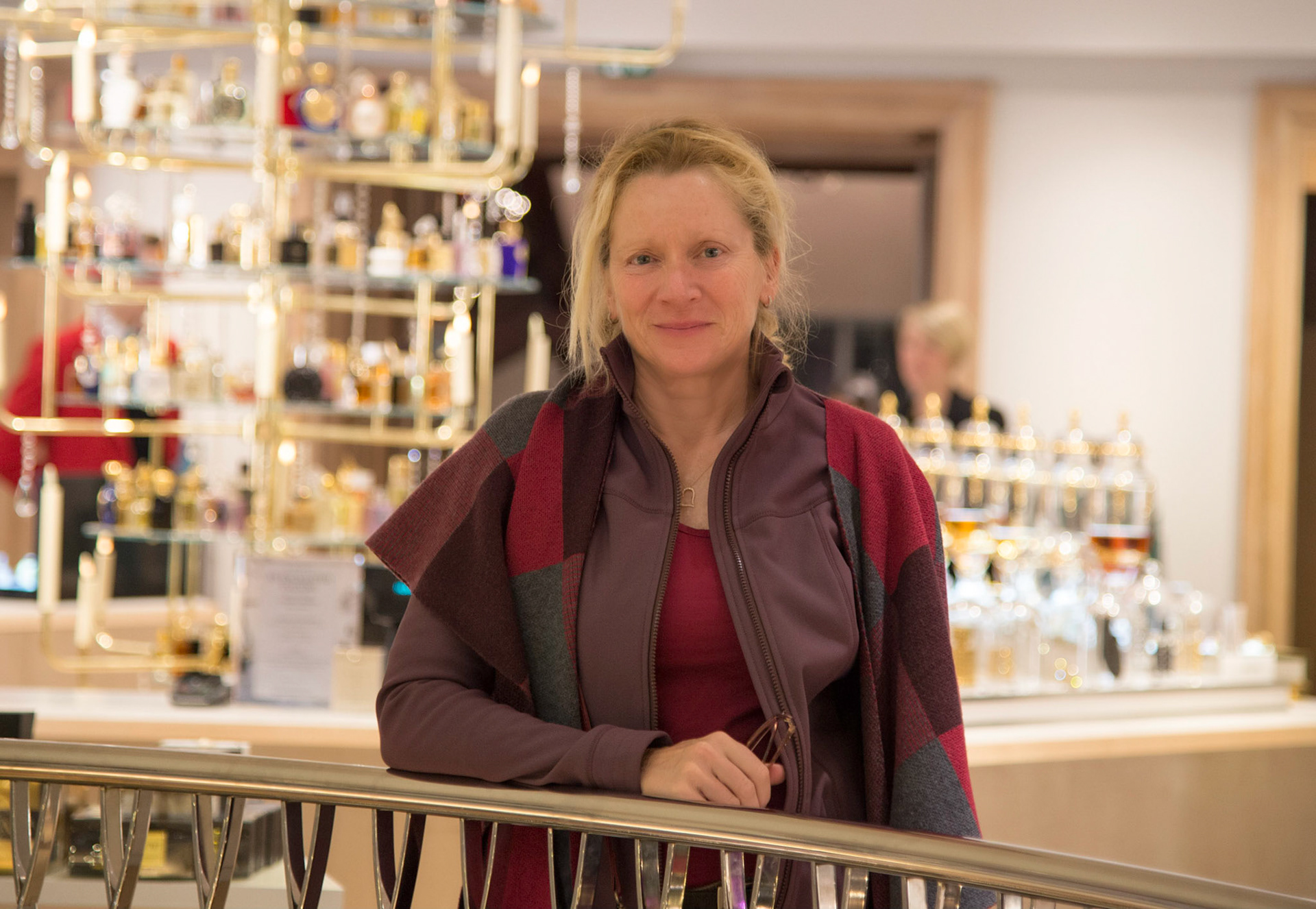 Happy and shopping